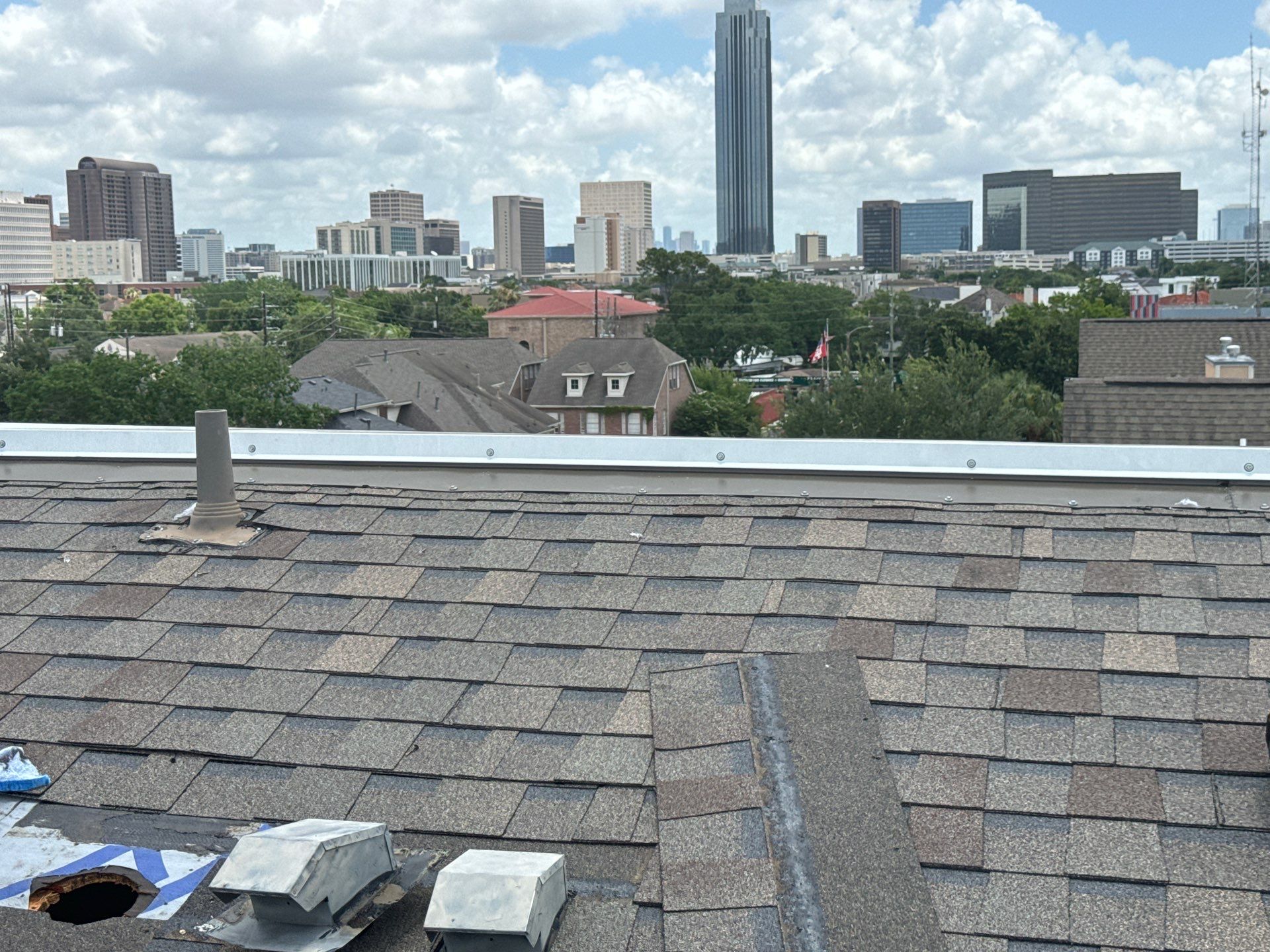 Project in Houston, TX by Associates Roofing Unlimited