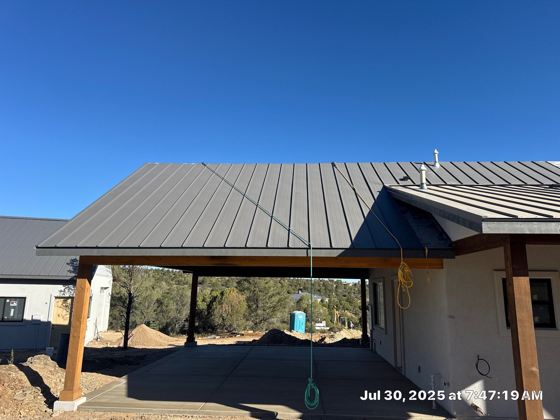 Prescott Standing Seam Metal Roof Installation by Badger Roofing
