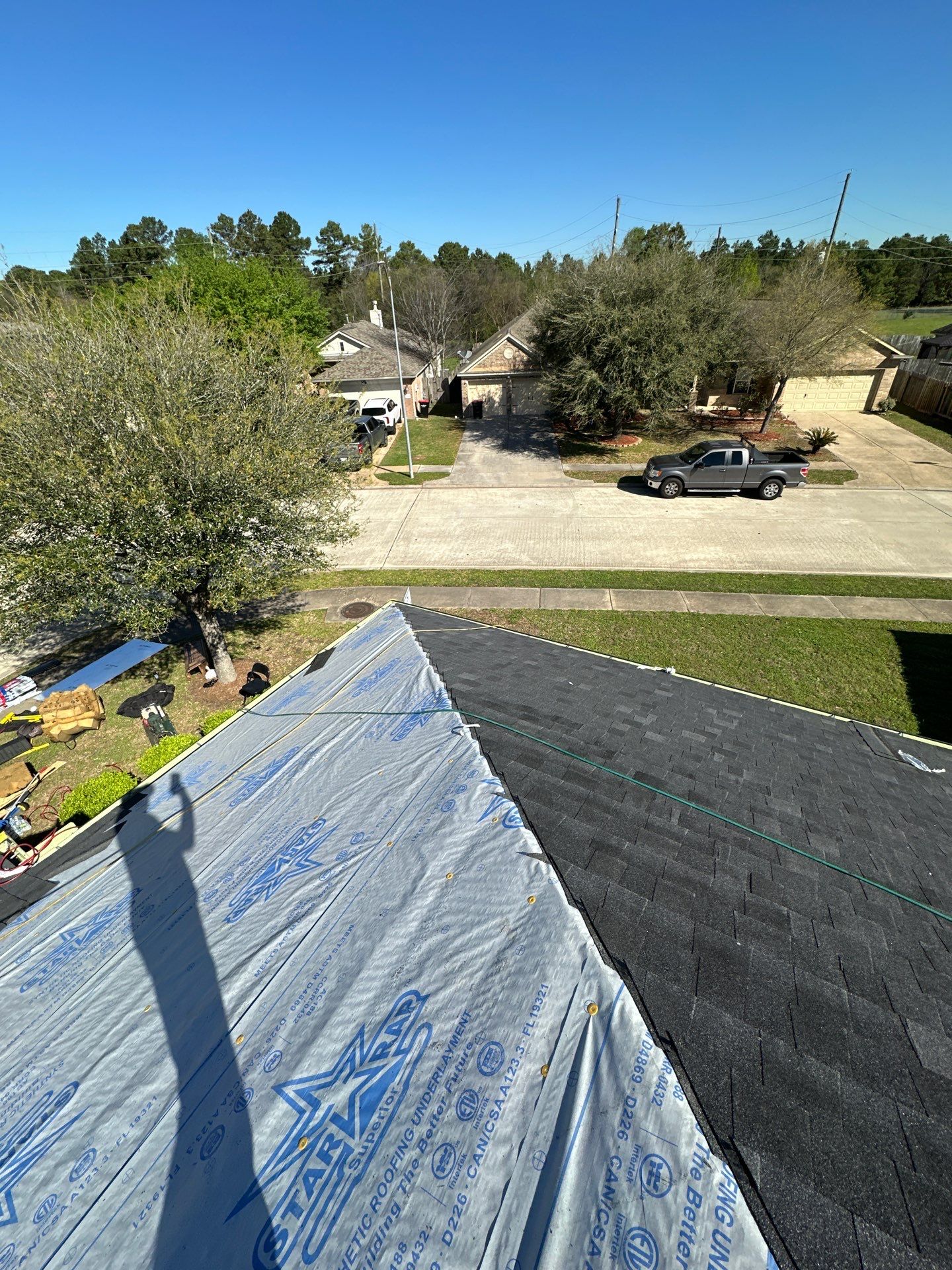 Project in Houston by Motion Roofing
