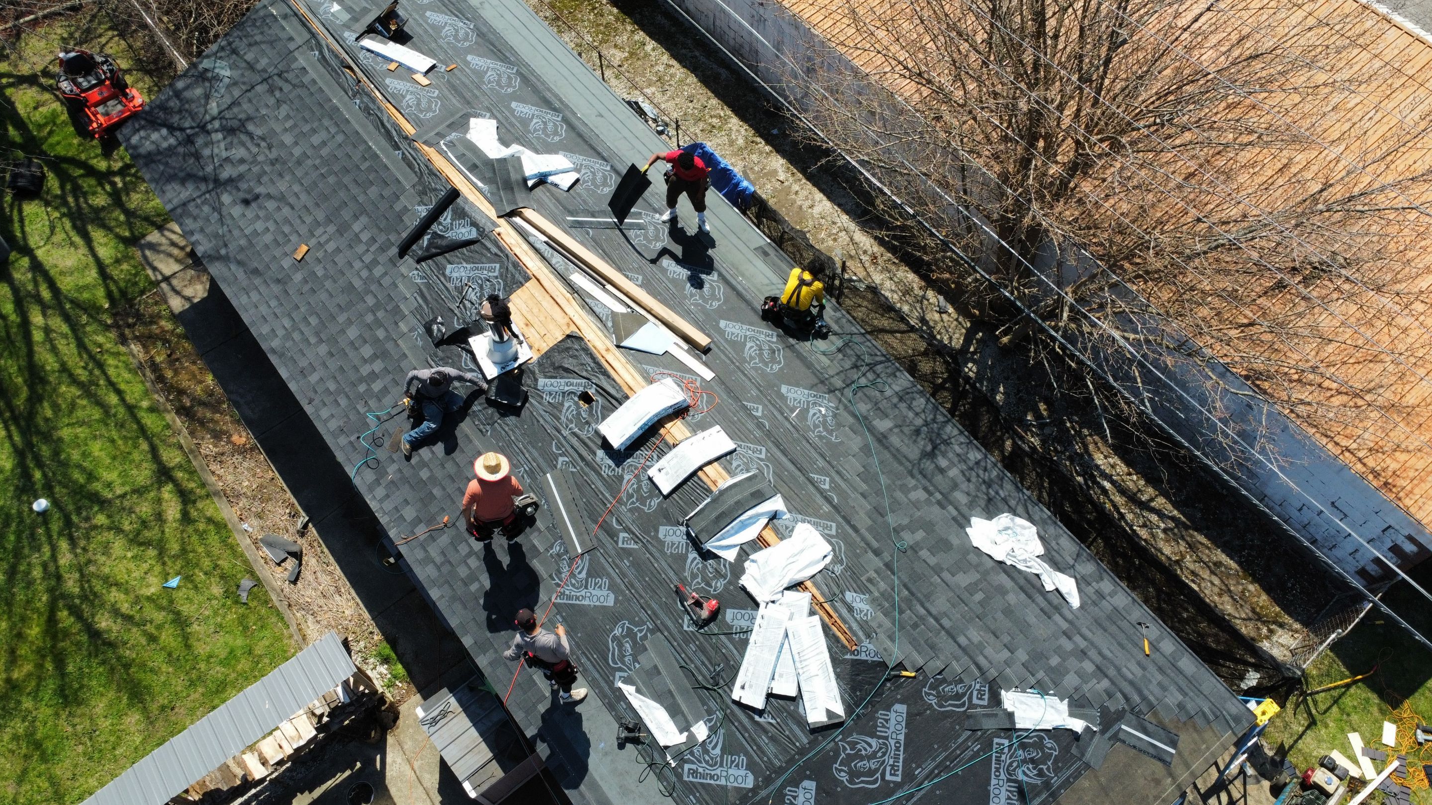 Residential Roofing Installation using IKO DYNASTY - Granite Black by JNR Roofing LLC
