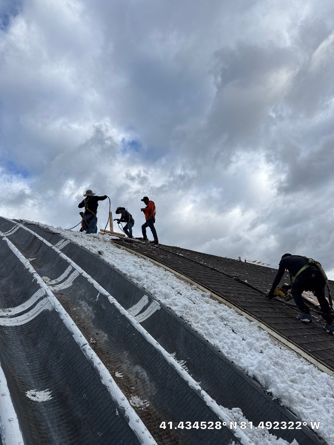 Project in Warrensville Heights by Commercial Roofing and Coating Systems 