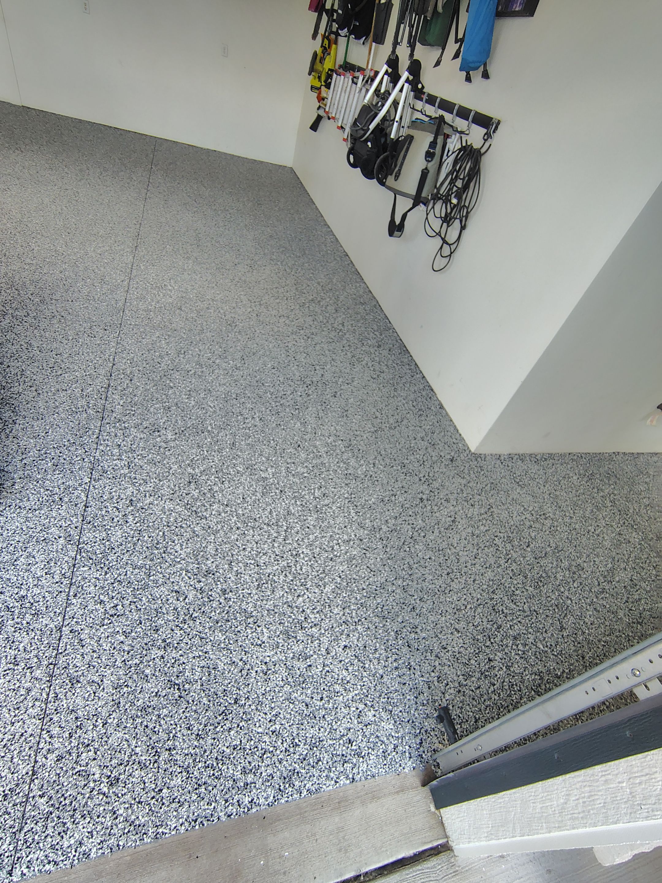 Dell Rapids Multi-Car Garage Concrete Floor Coating and Repair by Select Painting, Coatings & Garage Cabinets