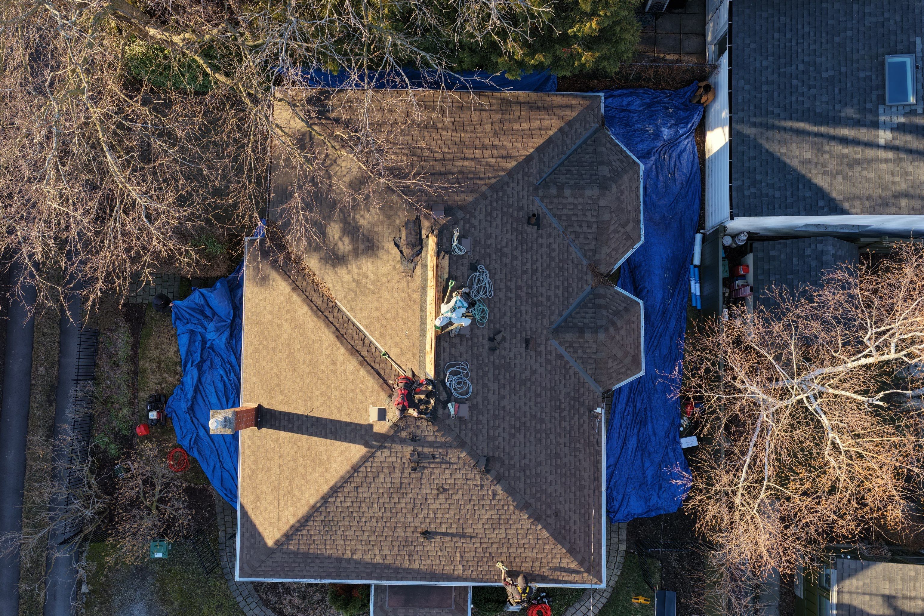Project in Hamilton by The Roofing Crew