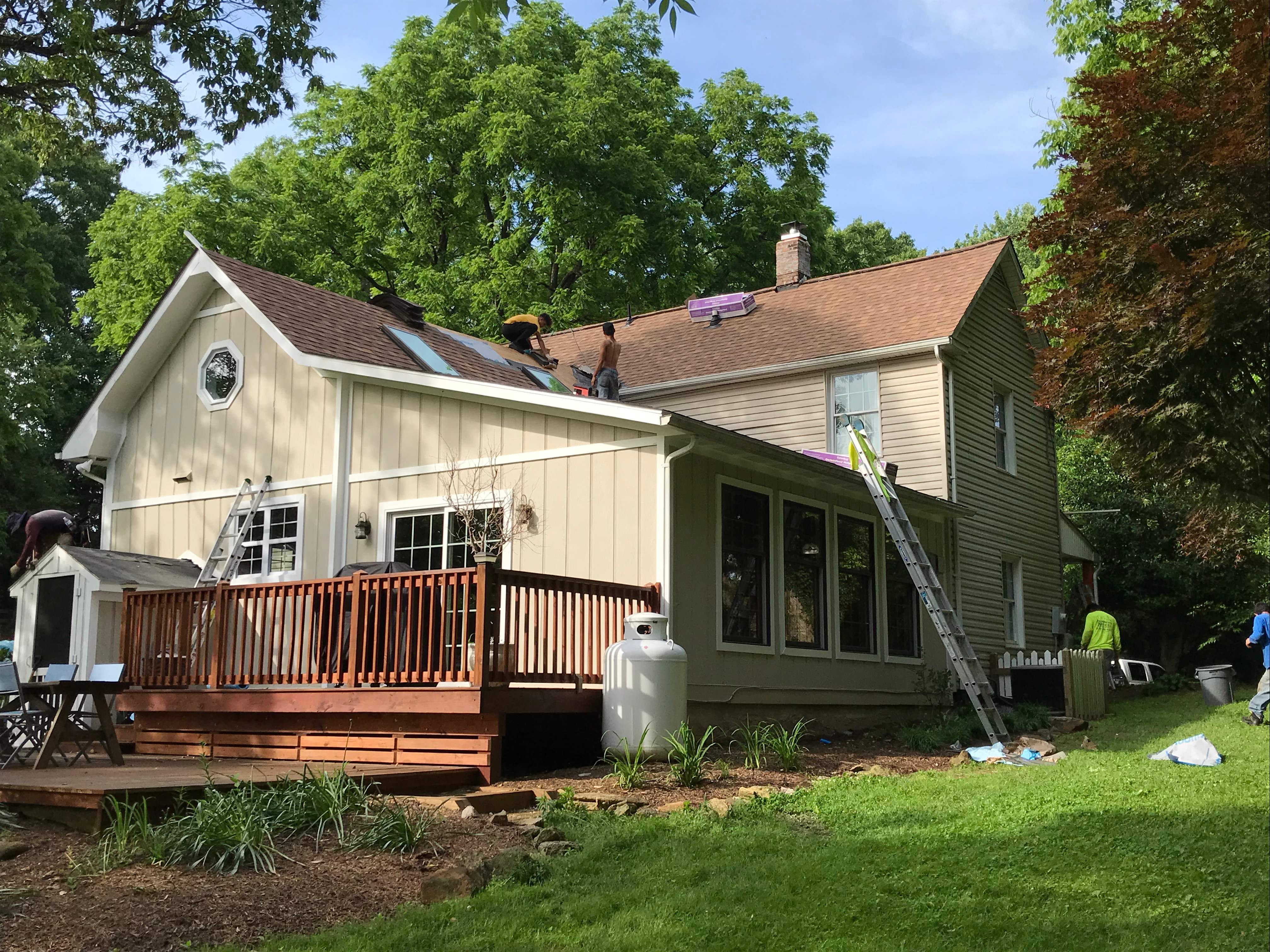 Residential Roofing Installation using Resawn Shake Shingles by Alpha Design Services