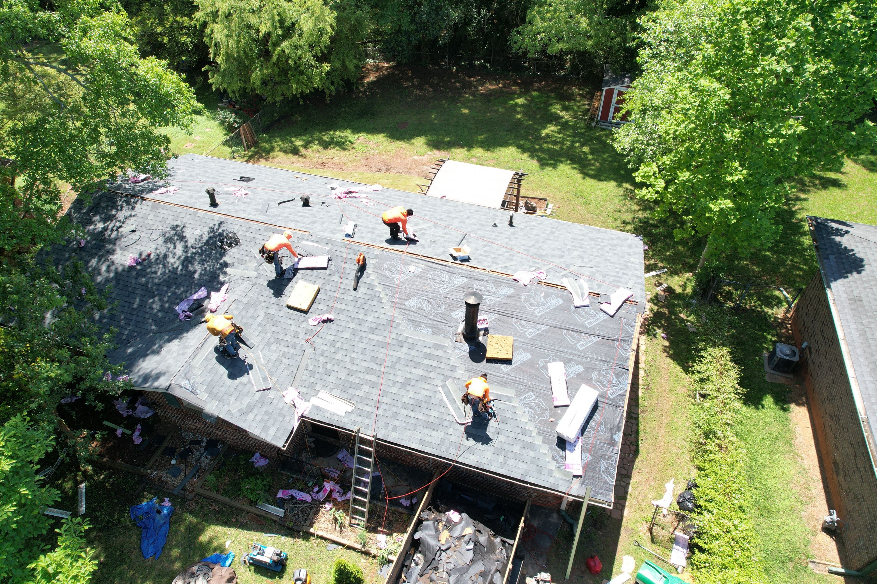 Residential Roofing Installation using Owens Corning by Inspector Roofing and Restoration