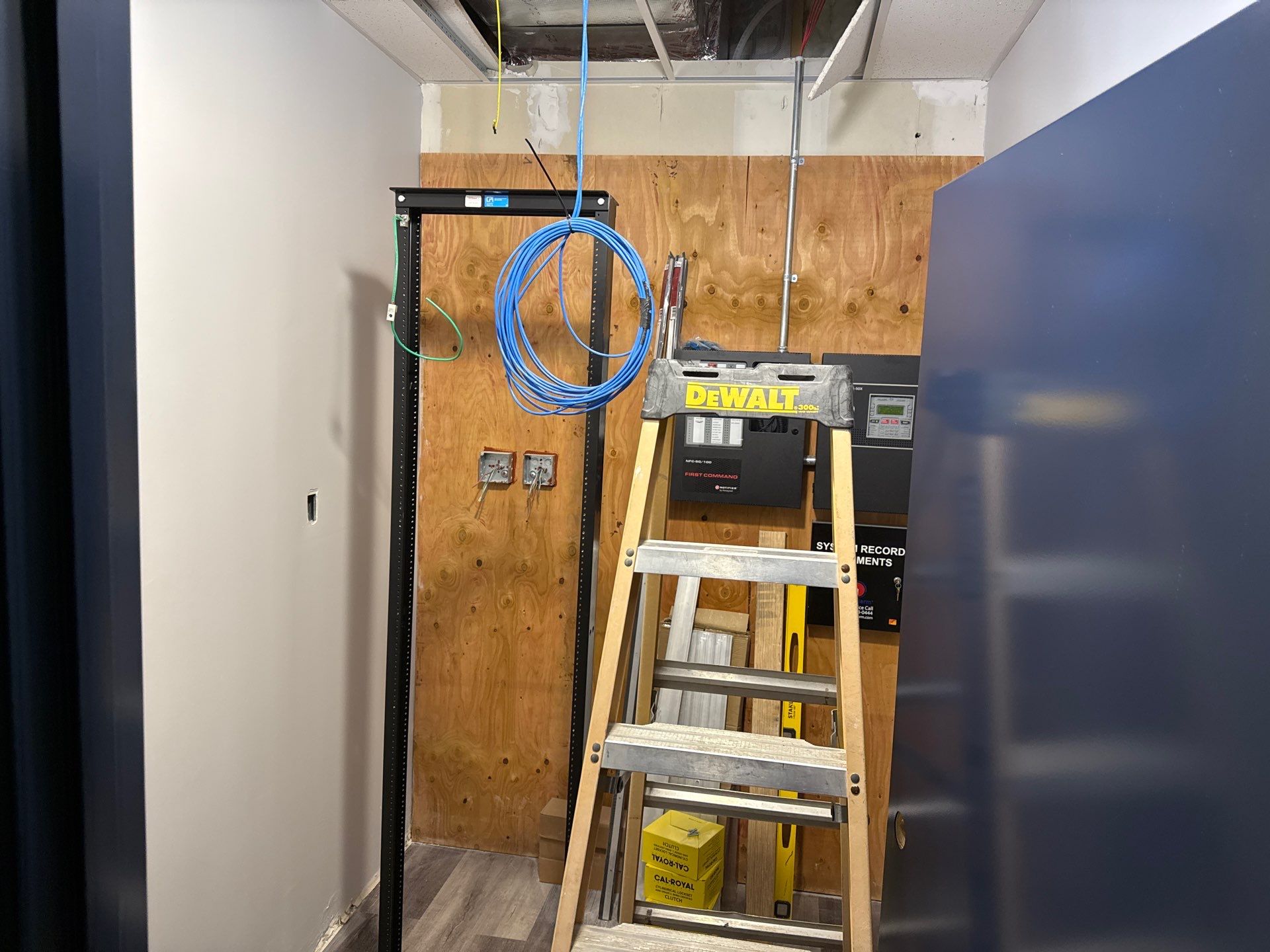 Structured Network Cabling Project in Temecula by Ring and Ping Inc.