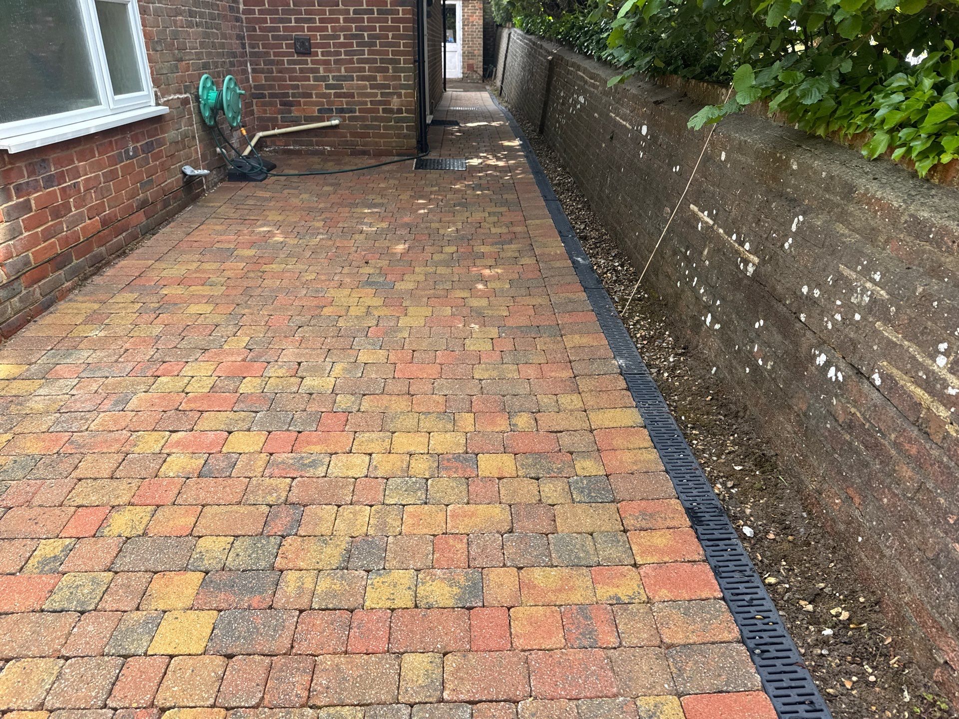 Patio Clean using Honda 21lt High Pressure Machine by Ges Exterior Cleaning ltd