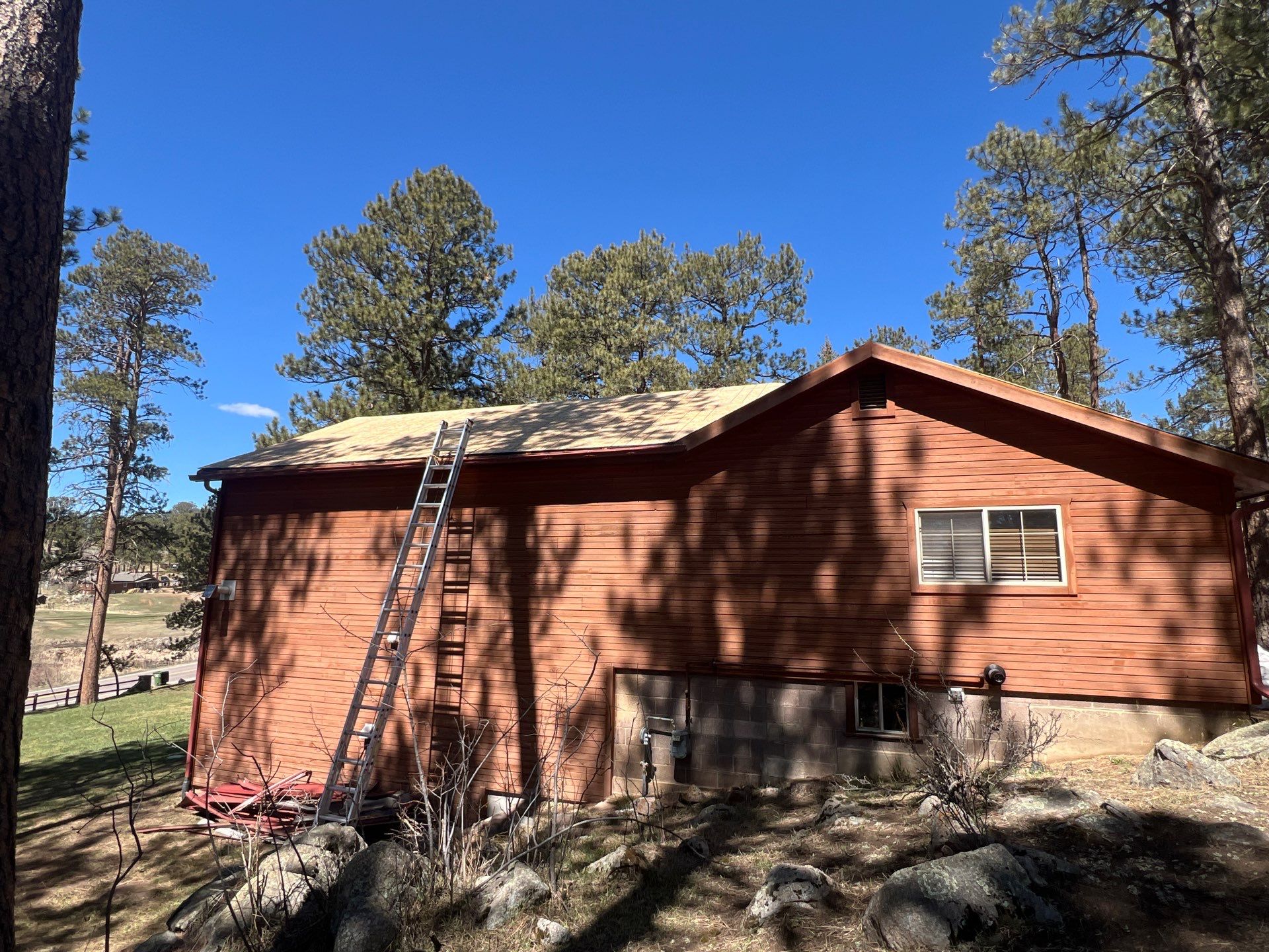 Residential Roofing Installation using Standing Seam Metal by Blue Peaks Roofing LLC 