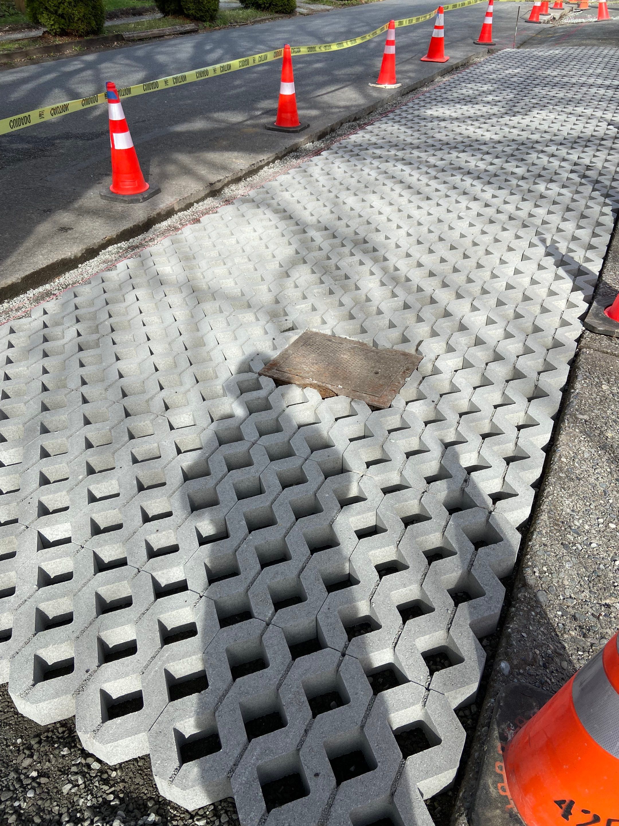 Russell | Turfstone Pavers Driveway  by Jireh Asphalt & Concrete Inc 