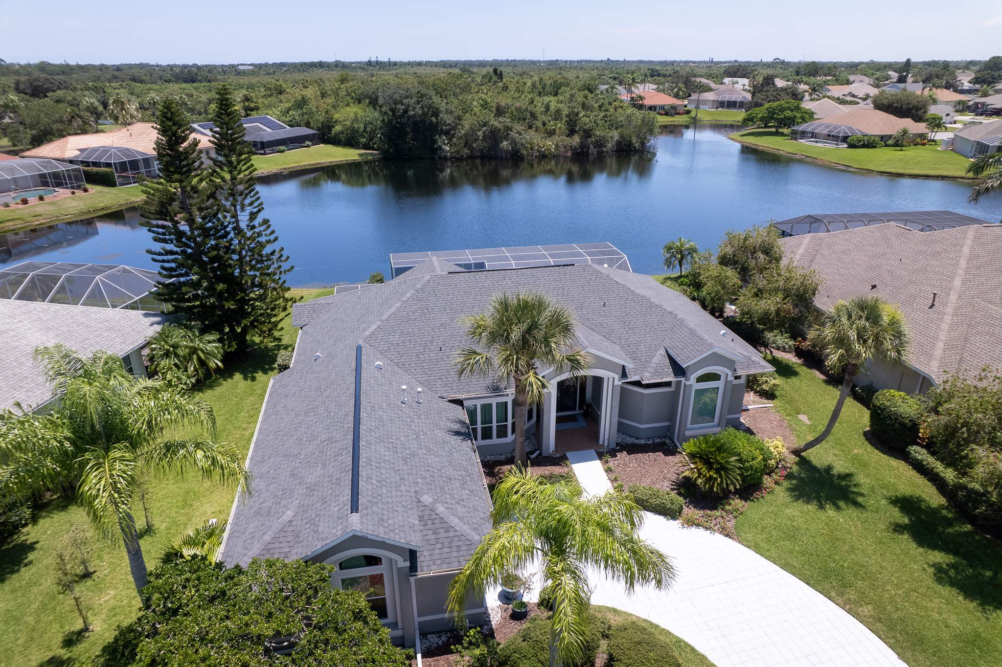 Roof Replacement and Structural Header Reinforcement in Melbourne, Florida by Wiedmann Construction & Roofing