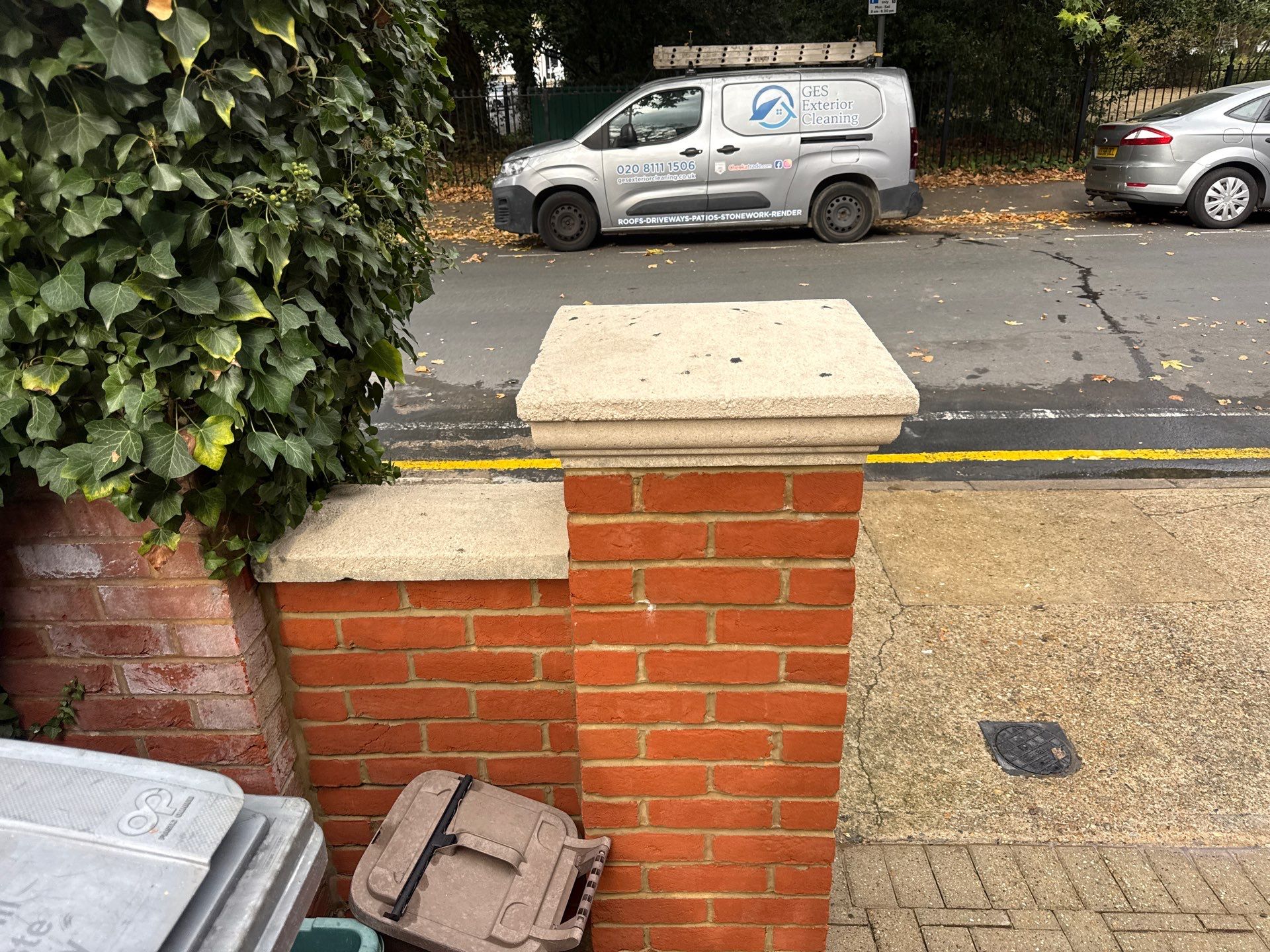 Professional Driveway and Natural Stone Patio Cleaning in Surbiton by Ges Exterior Cleaning ltd