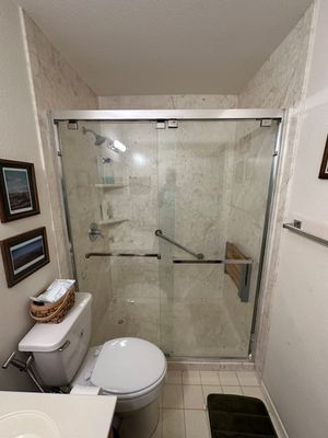Tub to Walk-in Shower in Buda