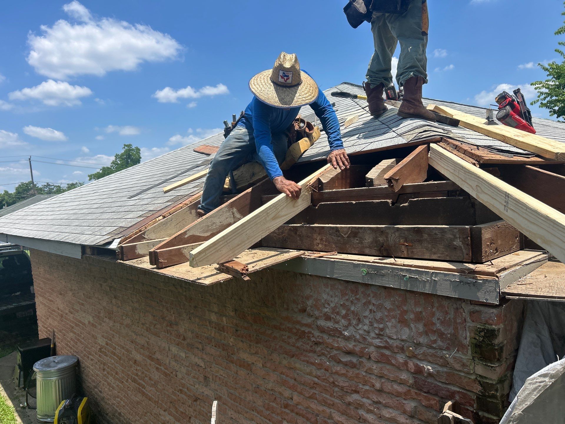 Storm Damage Roof Repair in Houston, TX by One Legacy United