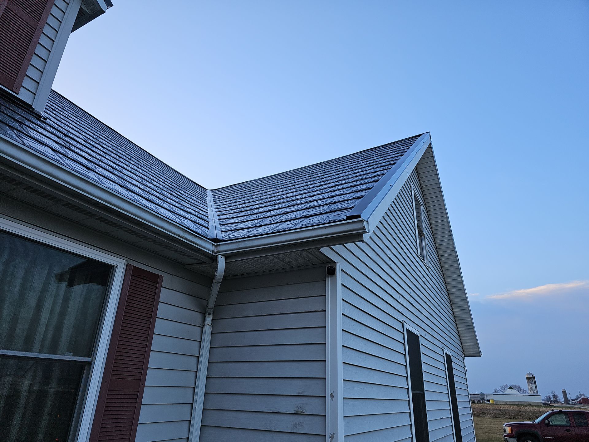 Residential Roofing Installation using Metstar Slate Plus Smooth Black by Nitro Roofing and Construction