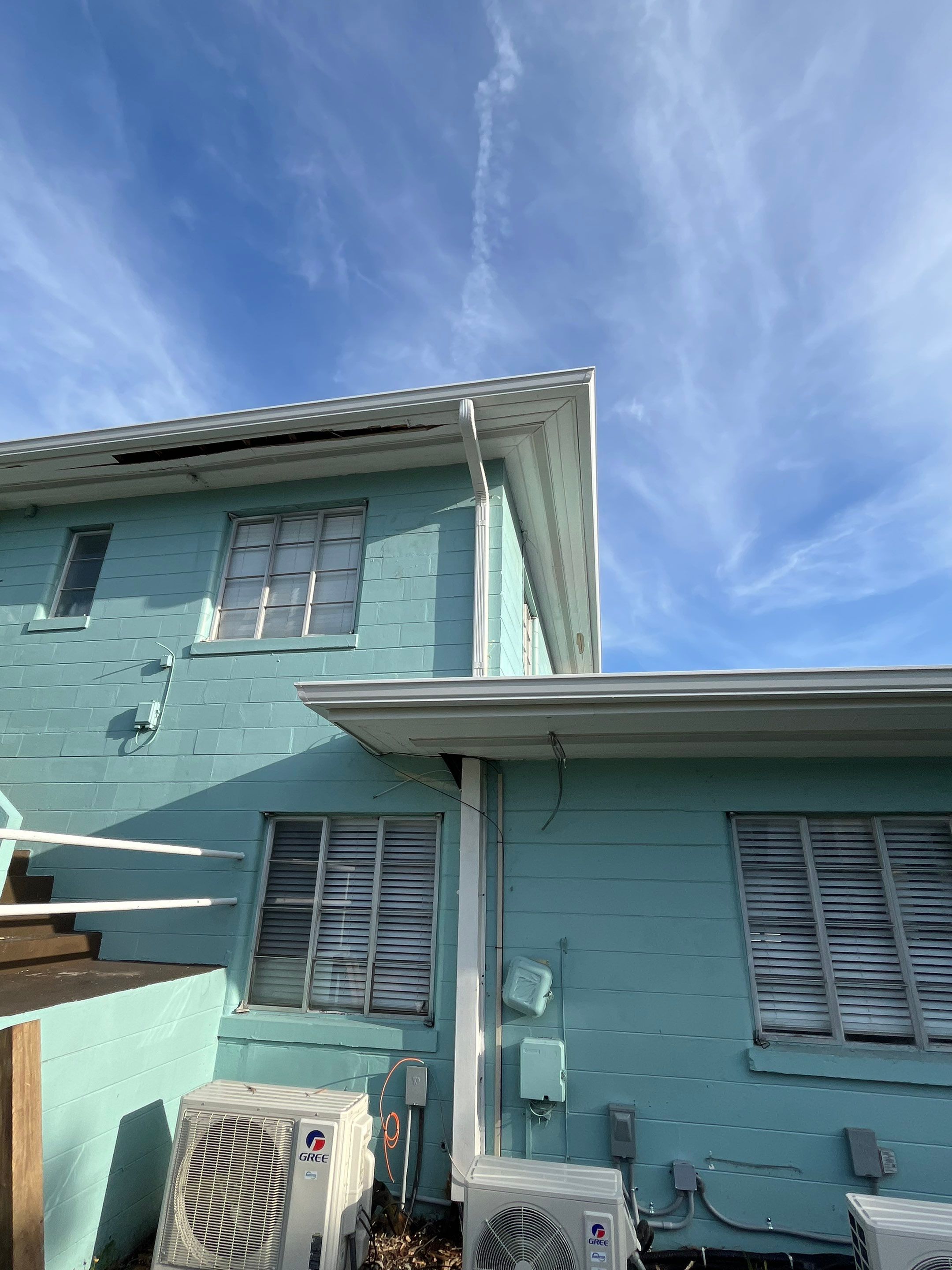 Gutter Replacement Before & After in Sarasota FL by Gutter Professors