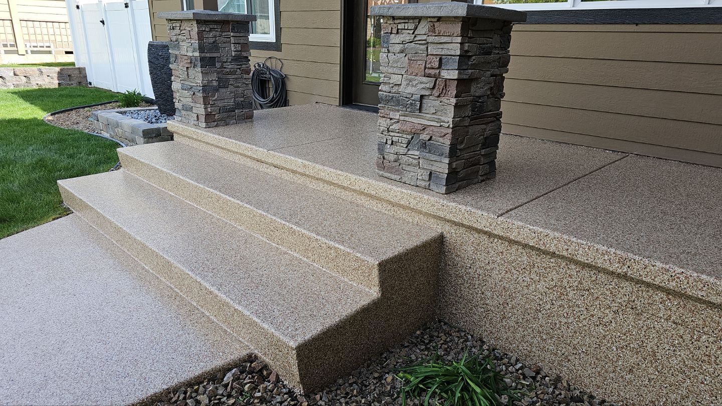 Entryway Transformation using Pecan by Croc Coatings, LLC