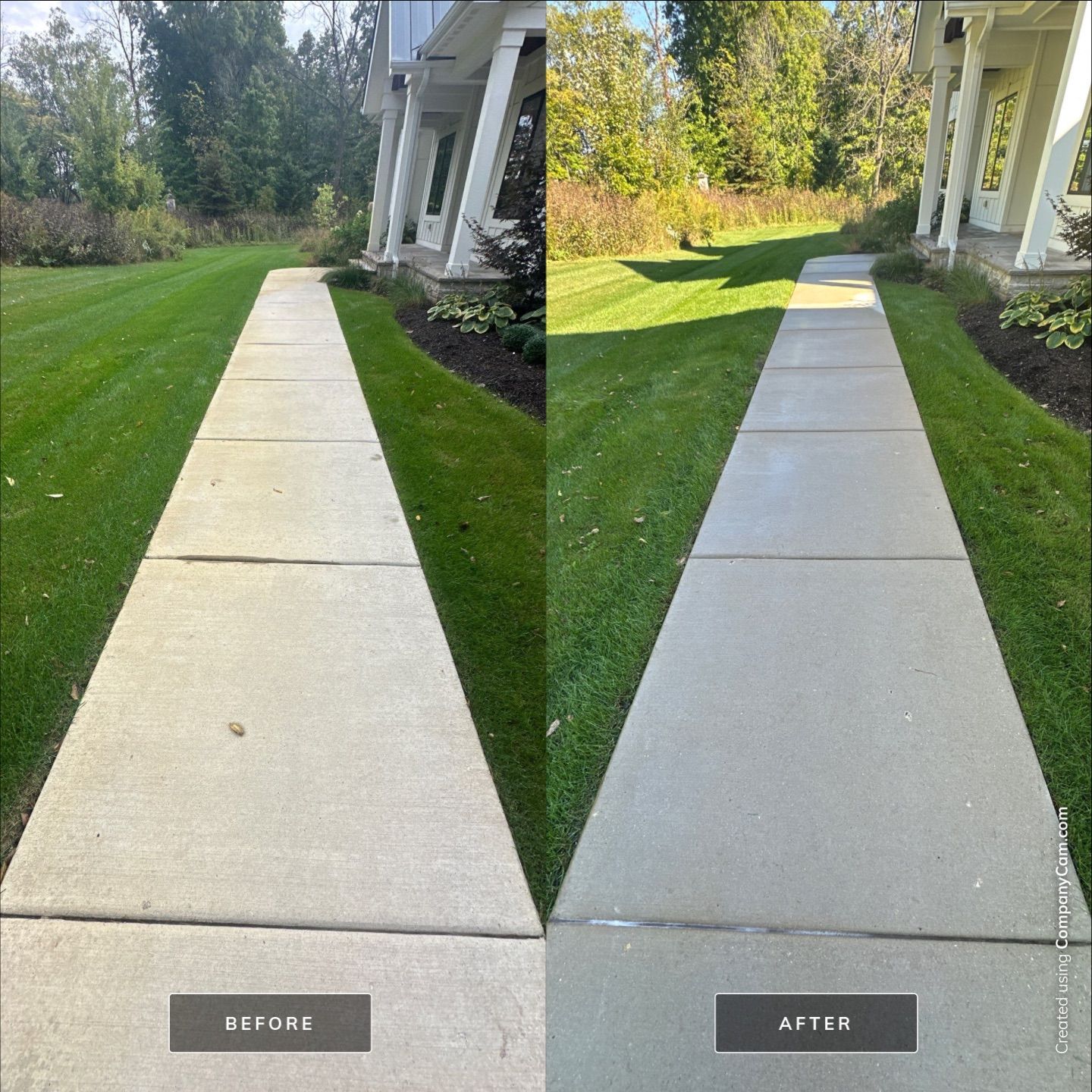 Project in Lake Geneva by Simmons Power & Soft Washing