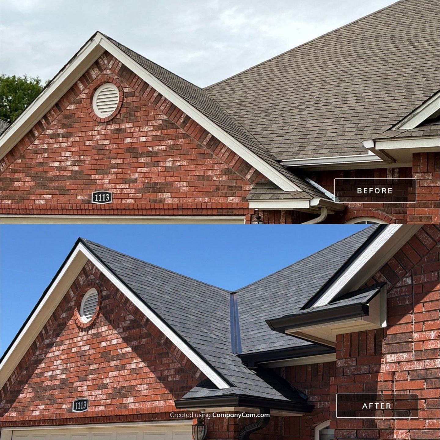 Black roof & gutters!! by In & Out Construction & Remodeling, LLC