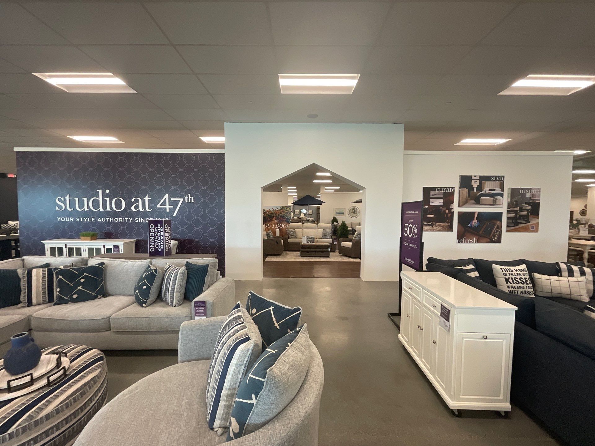 Studio at 47th Wall Mural and Interior Branding in Mechanicsburg by Nick The Sign Guy