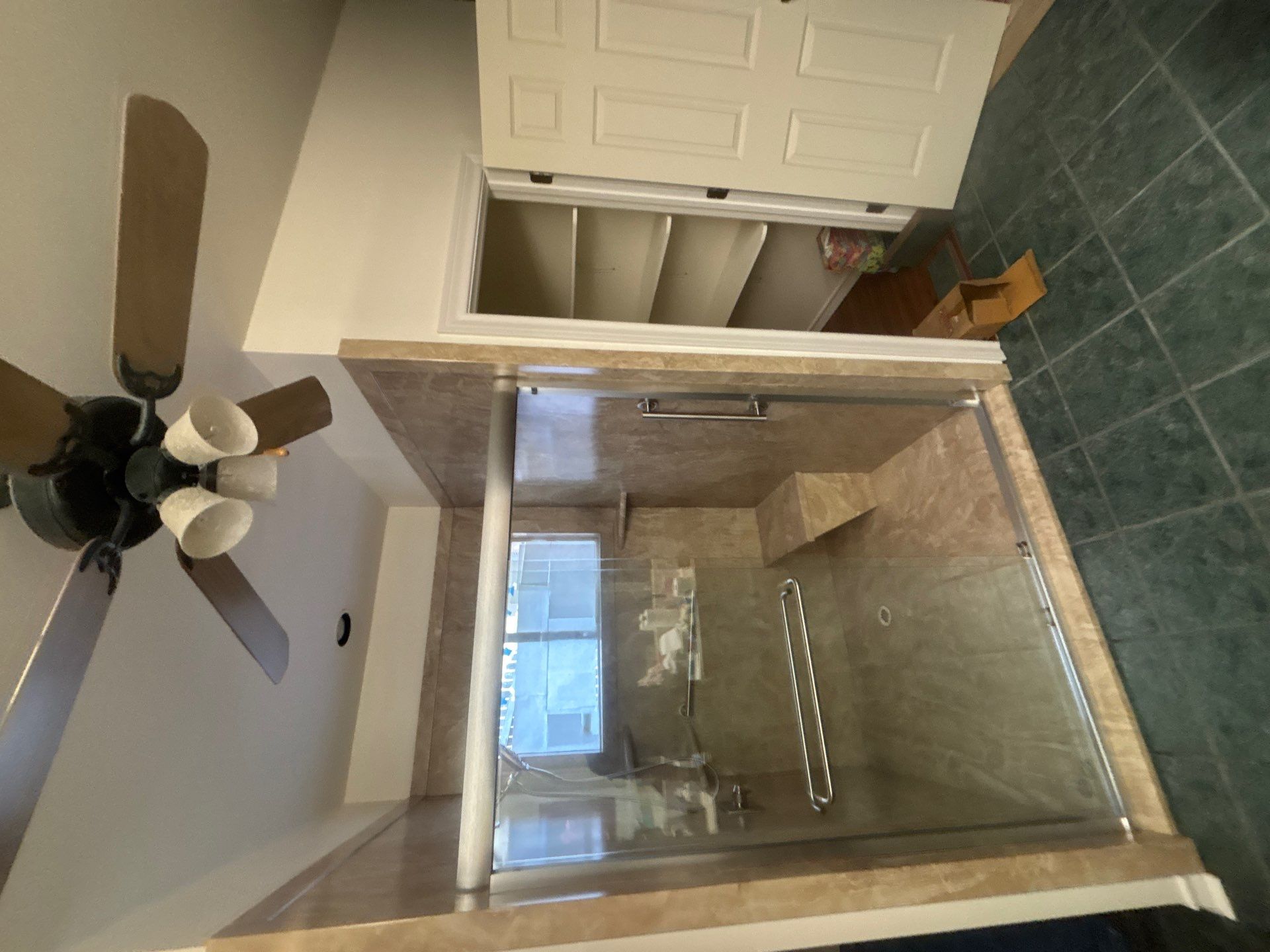 Tub to walk in shower, plus closet in San Antonio, 78258 by Lane Lauritsen - The Hill Country, Texas