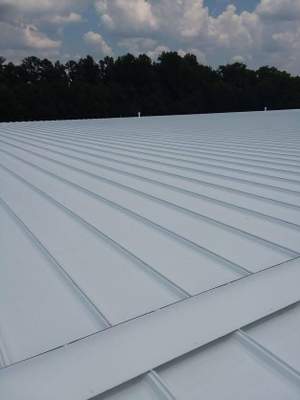 122,220 SQ Ft Standing Seam Metal Roof Restoration in Buford