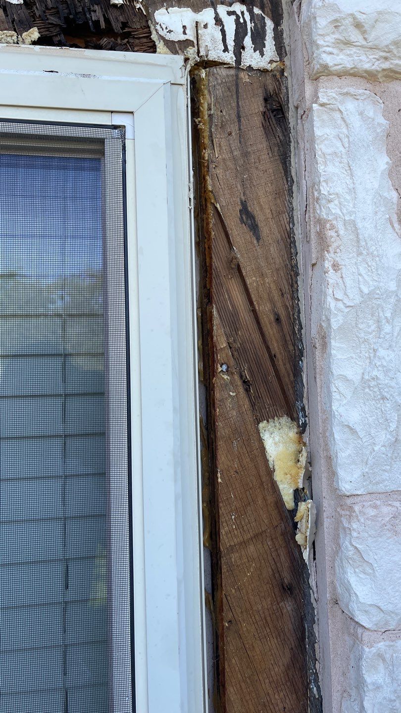 Leak Repair over Master Bedroom and Bathroom by Tex-Line Roofing