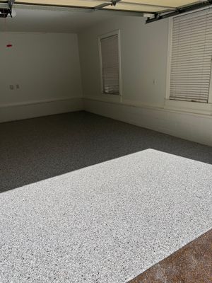 Garage Floor Coating using Coyote