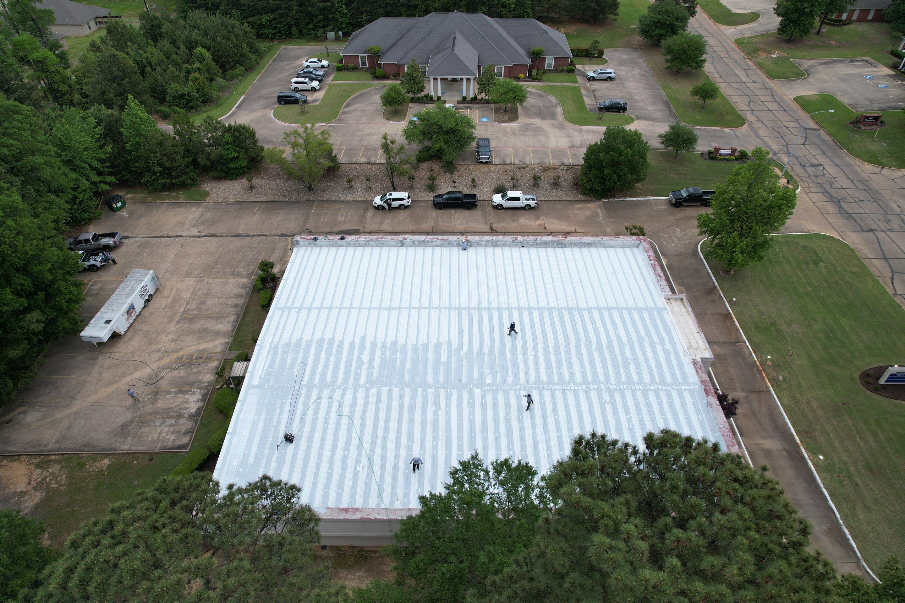Office Building in Texarkana by Hostetler Roofing