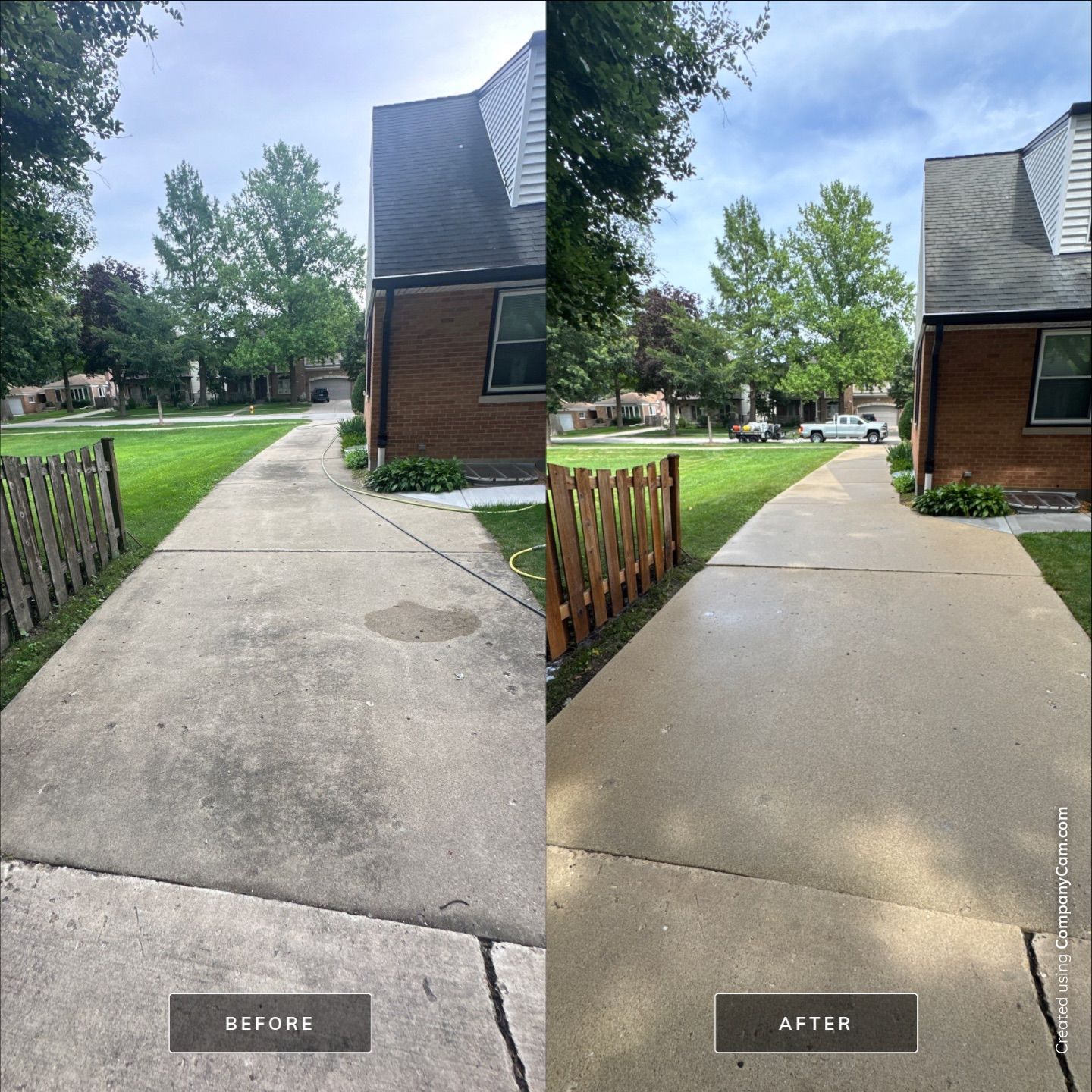 Project in Mt Prospect by Simmons Power & Soft Washing