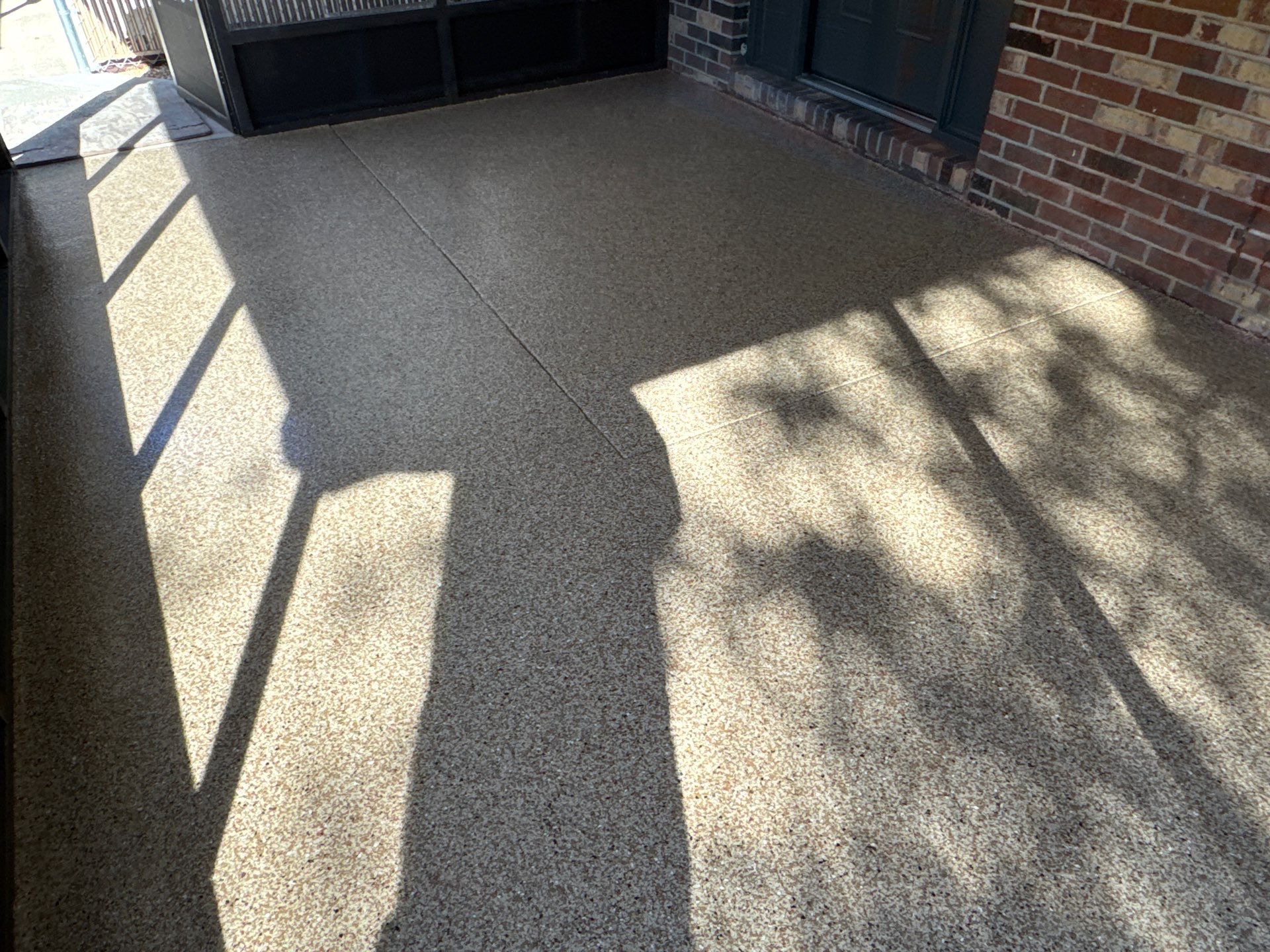 Porch in Gainesville, FL in Pecan by Cross Creek Concrete Coatings