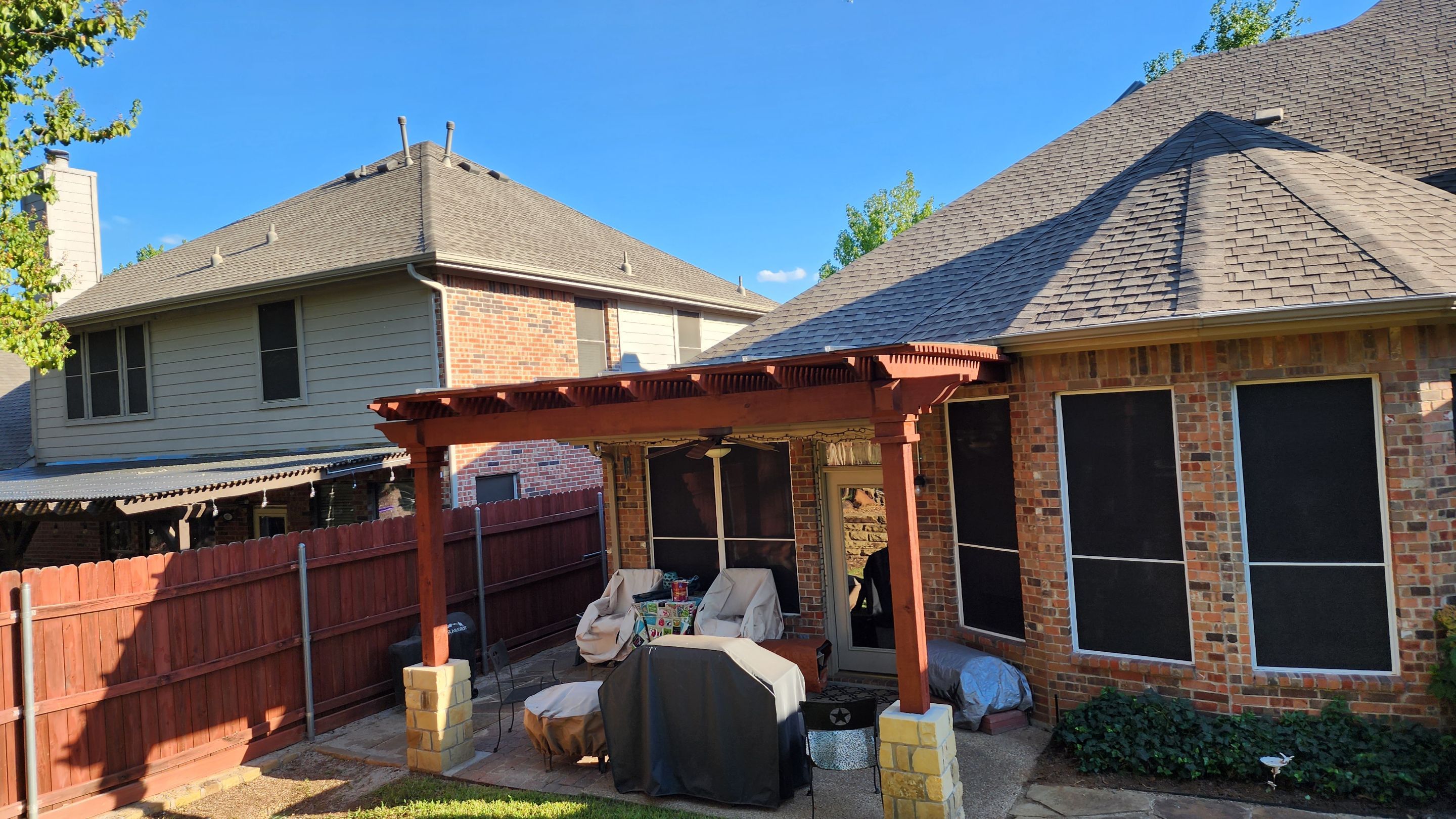 Hercules Patio Poly Cover by Tex-Line Roofing