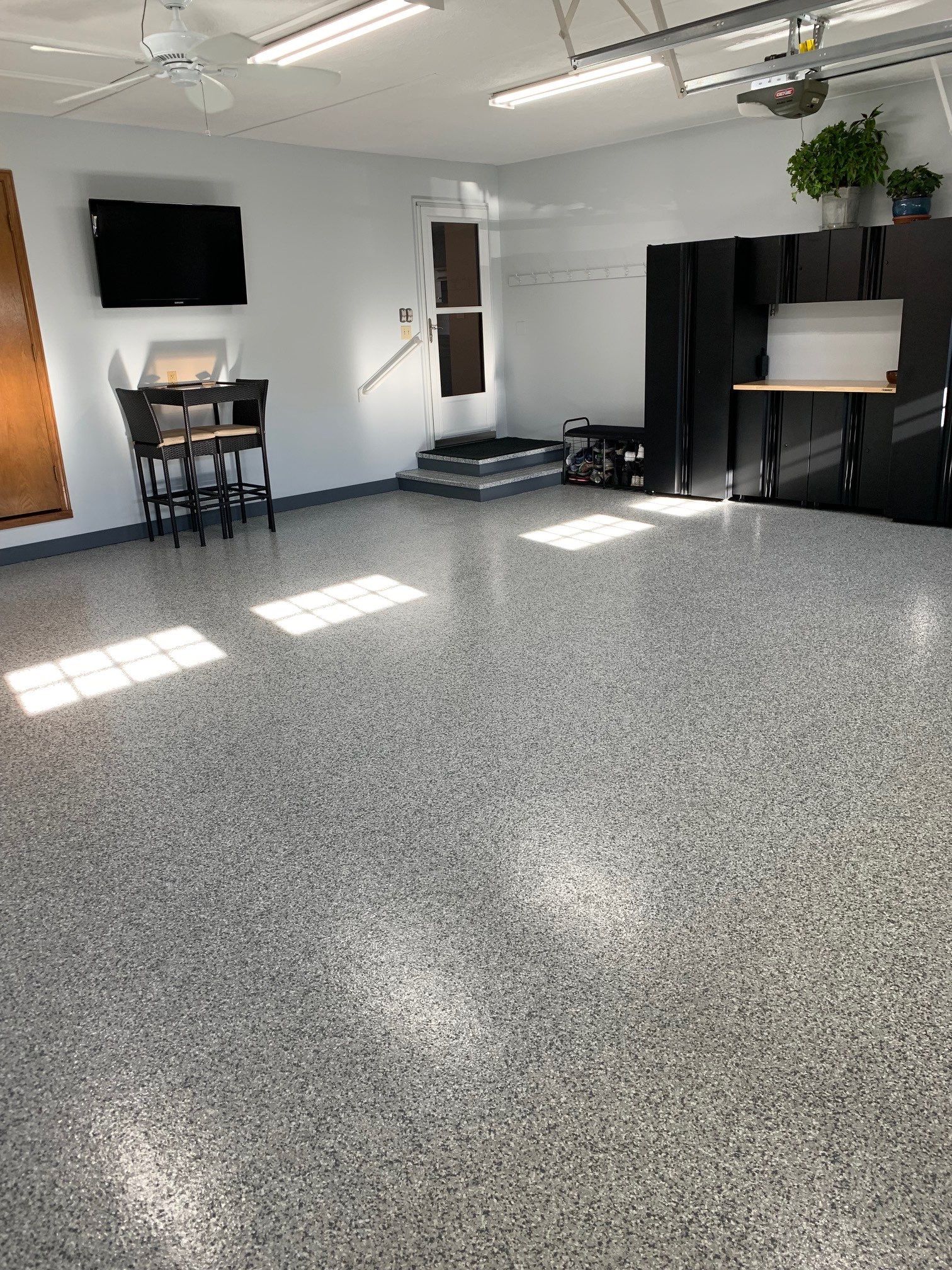 Gravel Carrera by Granite Garage Floors