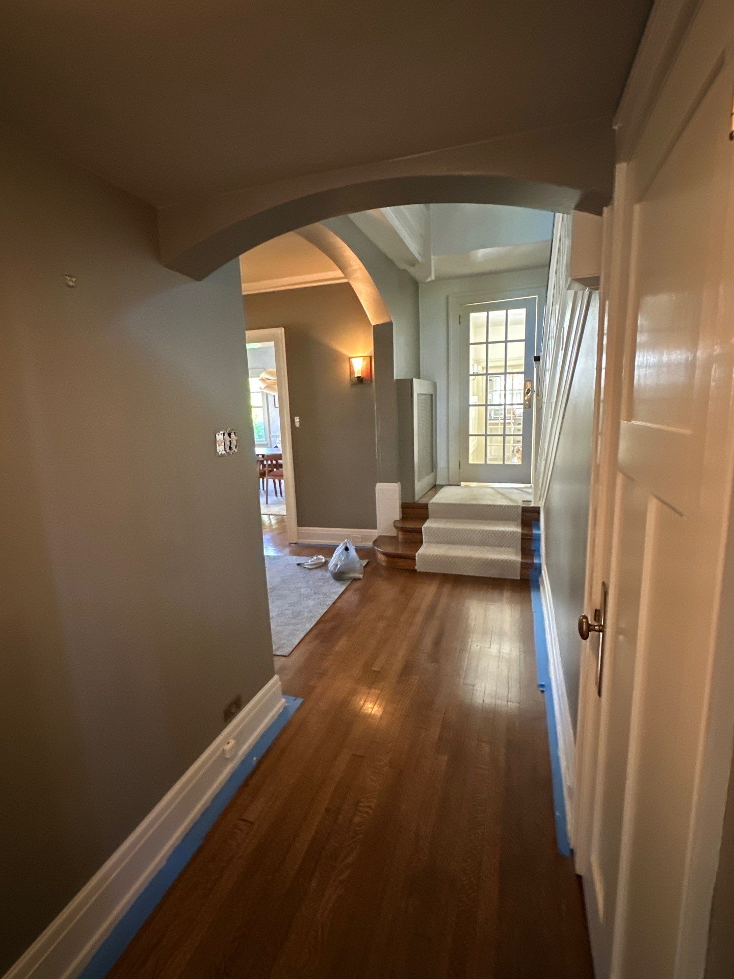 Entryway Painting – Walls, Ceiling, Baseboards & Crown Molding by OCS Contracting Services