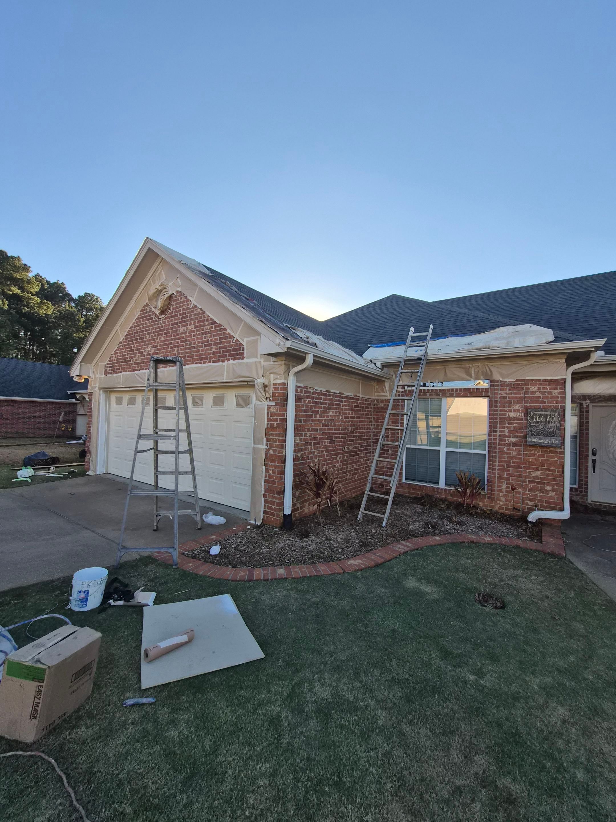 Exterior Painting & Chimney Restoration in Tyler, TX by Quality Coats Painting