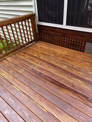 Wood Deck using Wood Sealant