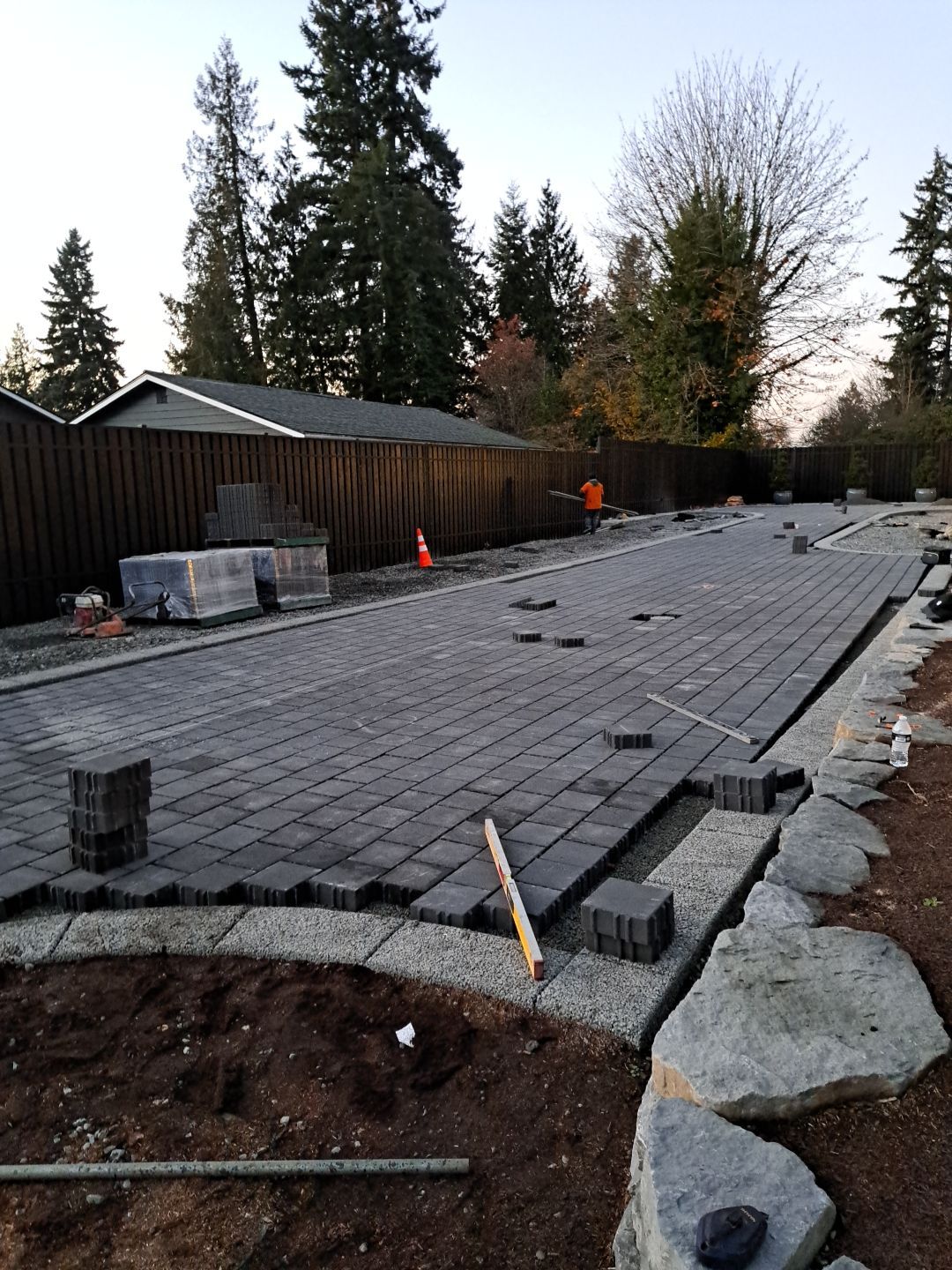 Permeable Pavers Driveway by Jireh Asphalt & Concrete Inc 