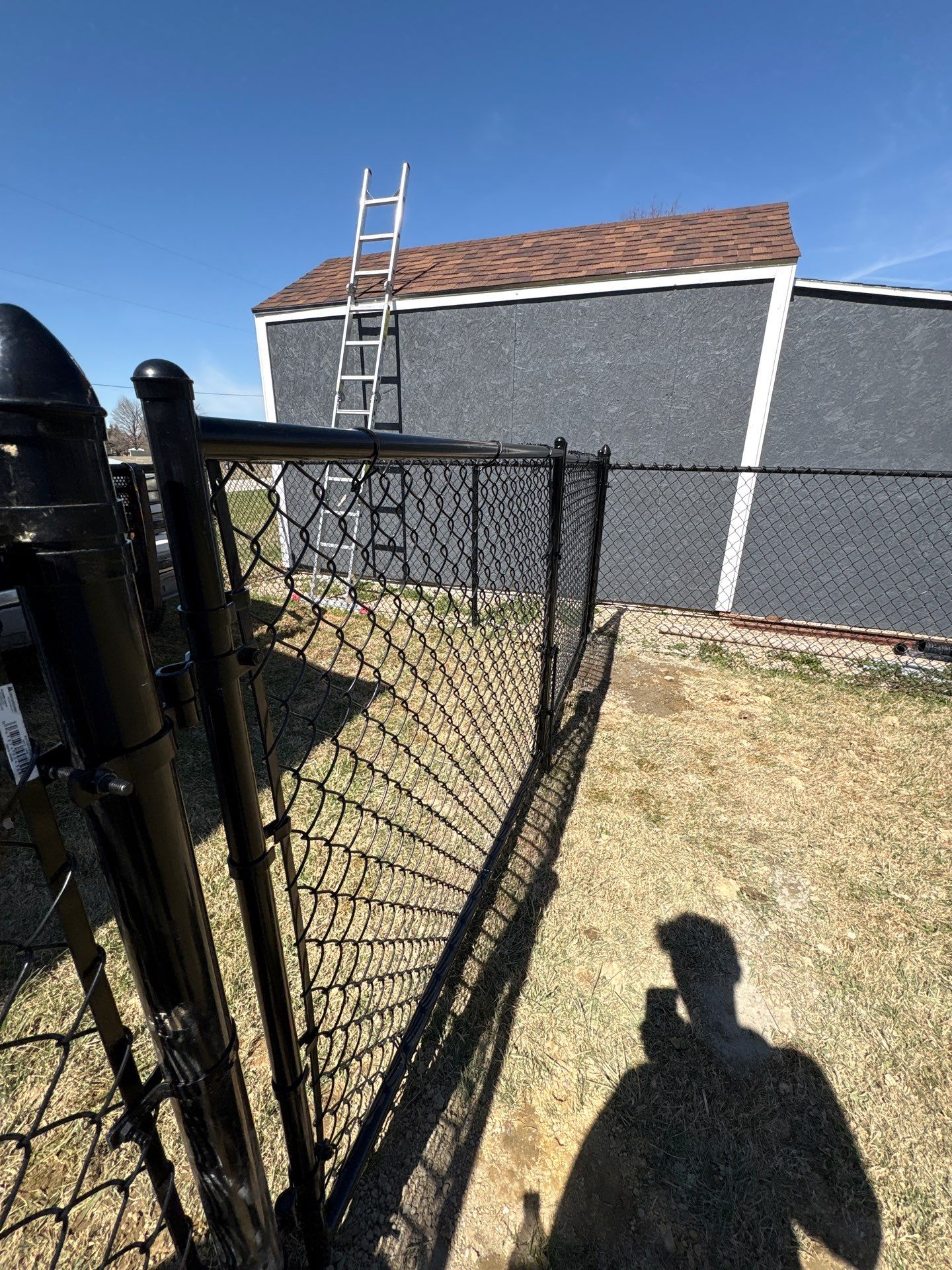 Fence Installation using Chain Link Fencing by Leach and Brown Construction LLC