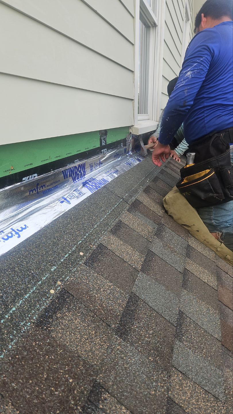 Flashing and siding repair by Indigo State Roofing