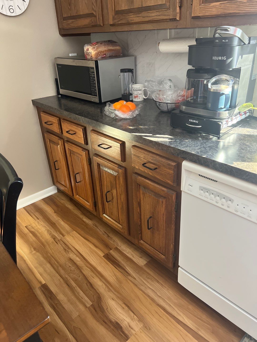 Kitchen Cabinet repaint by Cutting edge painting 