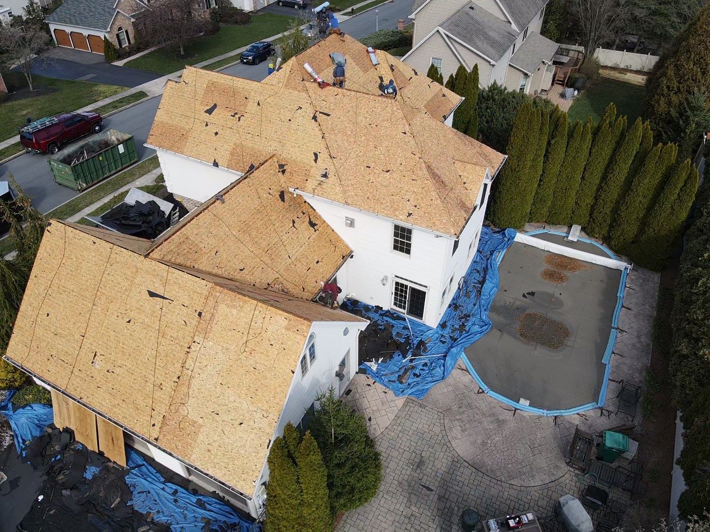 Residential Roofing Installation using Gaf Hdz Architectural Shingle by Teflon Roofing
