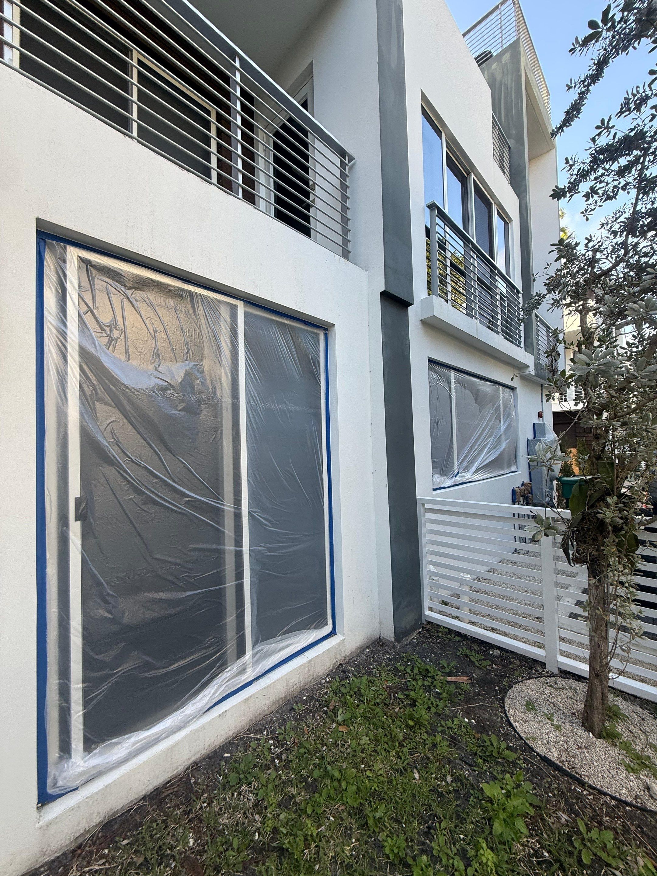 Fort Lauderdale Town Homes Exterior Painting by John “The Greek” Painting