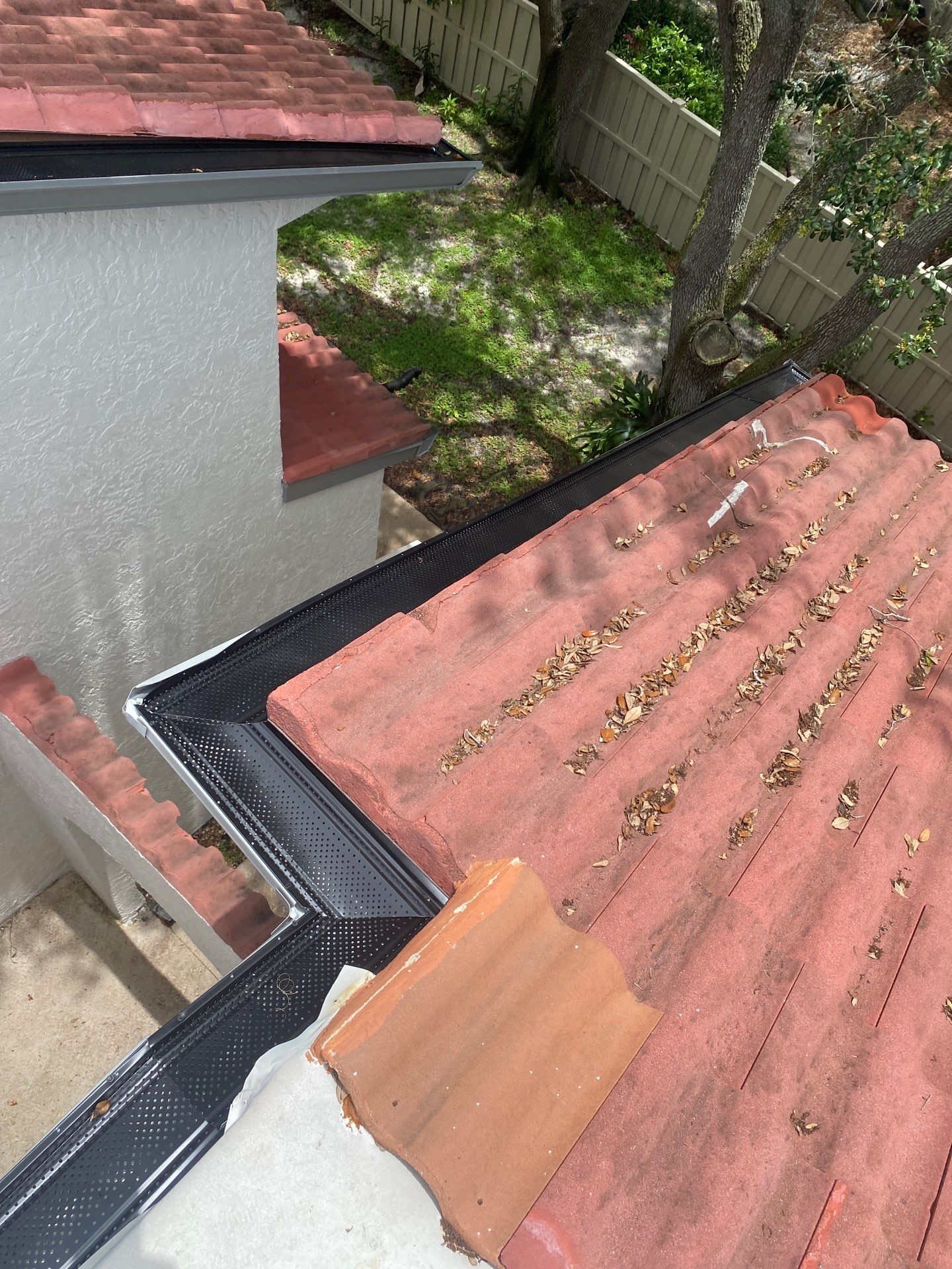 Custom Residential Gutter Guard System Installation in Saint Petersburg FL by Gutter Professors