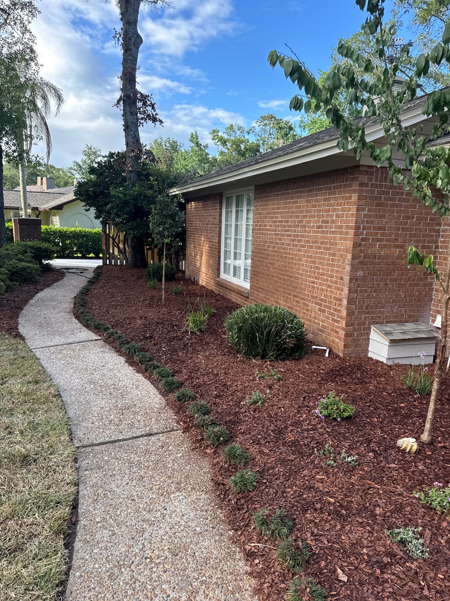 Deerwood Resident | Sod & Bed Design/Plant Installation by ProGreen Services