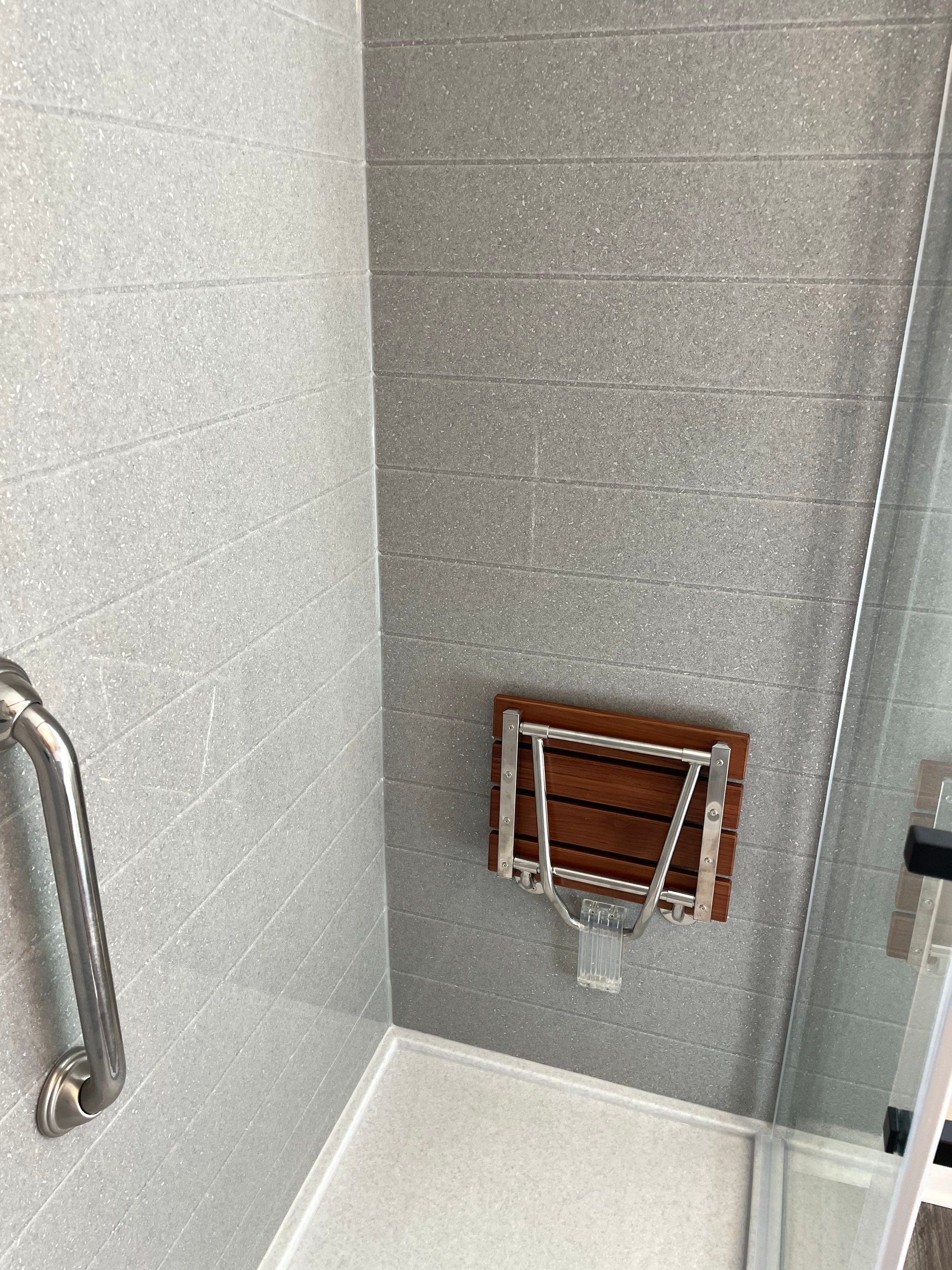 Bathroom Remodel using The Onyx Collection by Ekon Bath, LLC