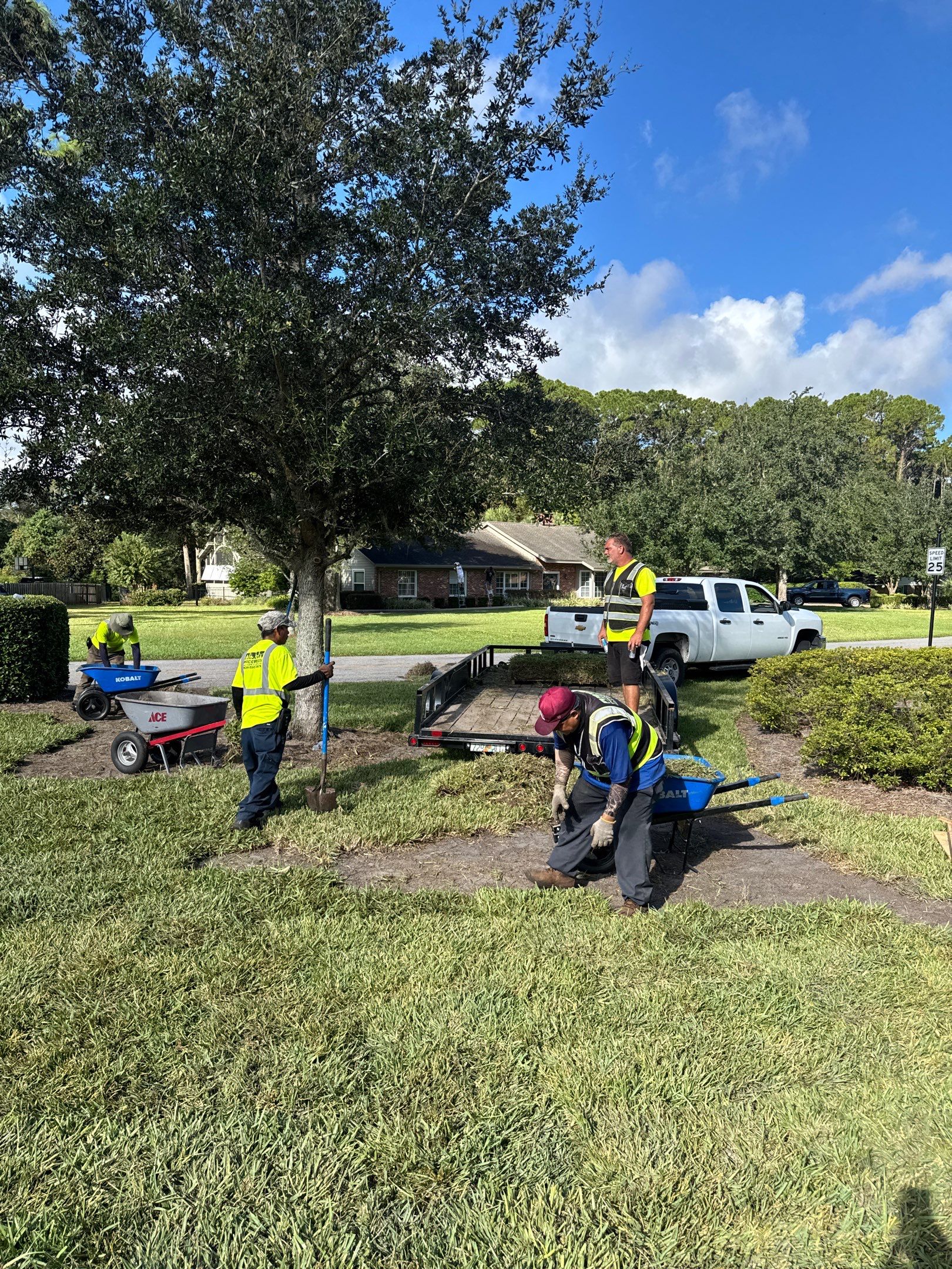 Deerwood Community | Island Landscape Replacement by ProGreen Services