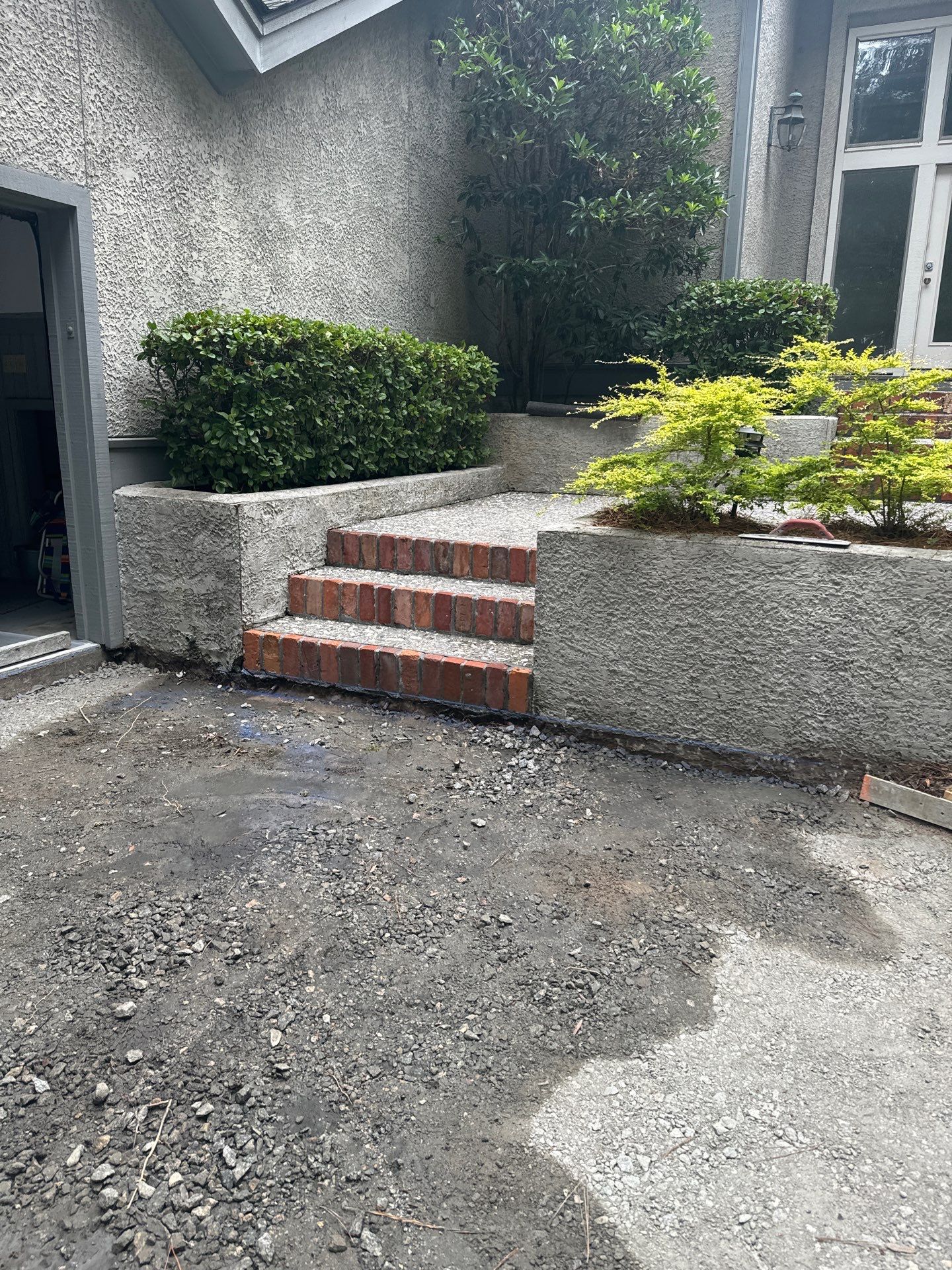 Hilton Head Island Concrete Driveway Replacement with Decorative Paver Borders by Lowcountry Scapes, LLC