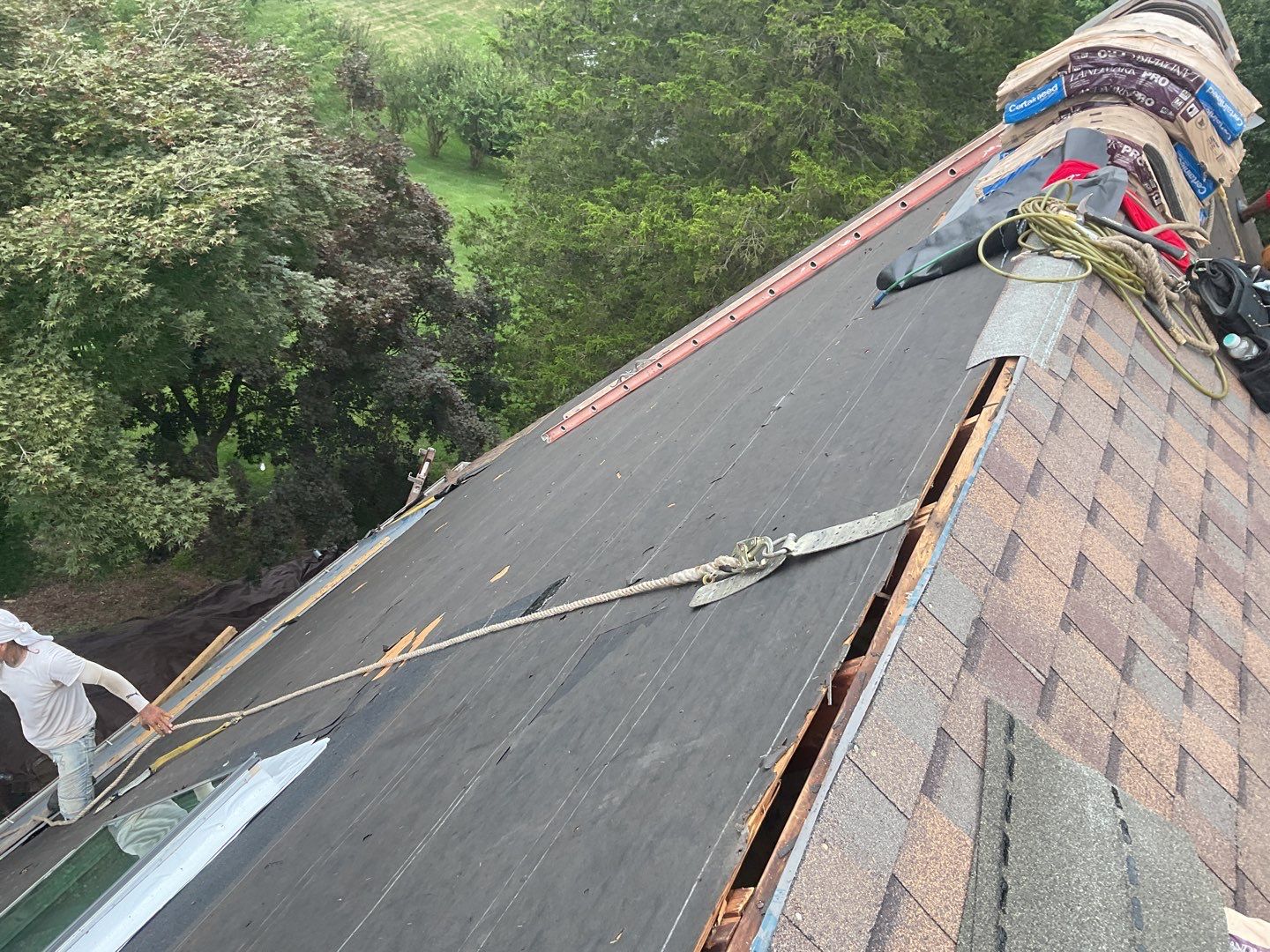 New Shingle Roof, New Skylights, New Windows, Repair T-1 11 panels by Alpha Design Services