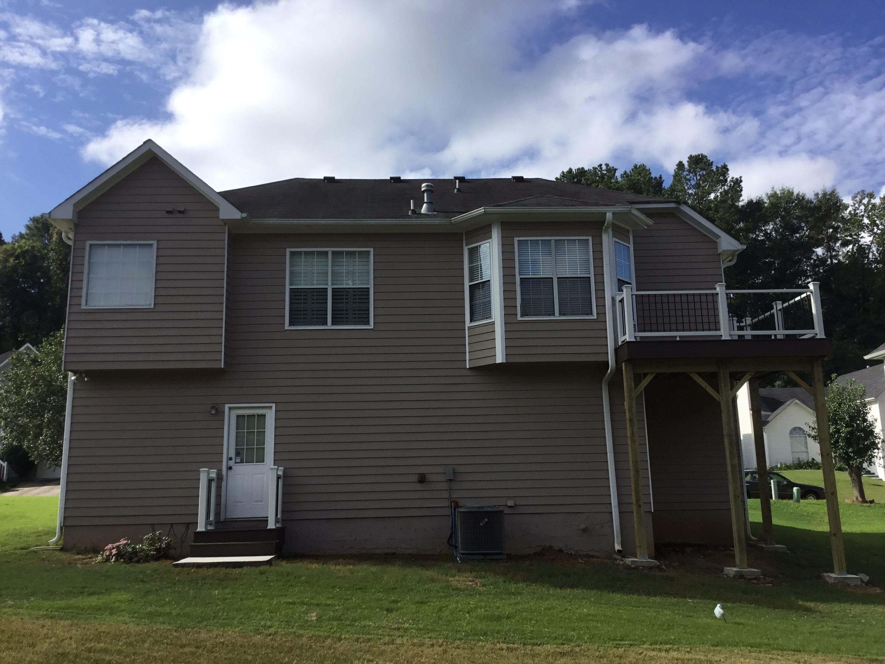 Exterior House Painting and Deck Structural Improvements in Ellenwood by Swift Home Renovations