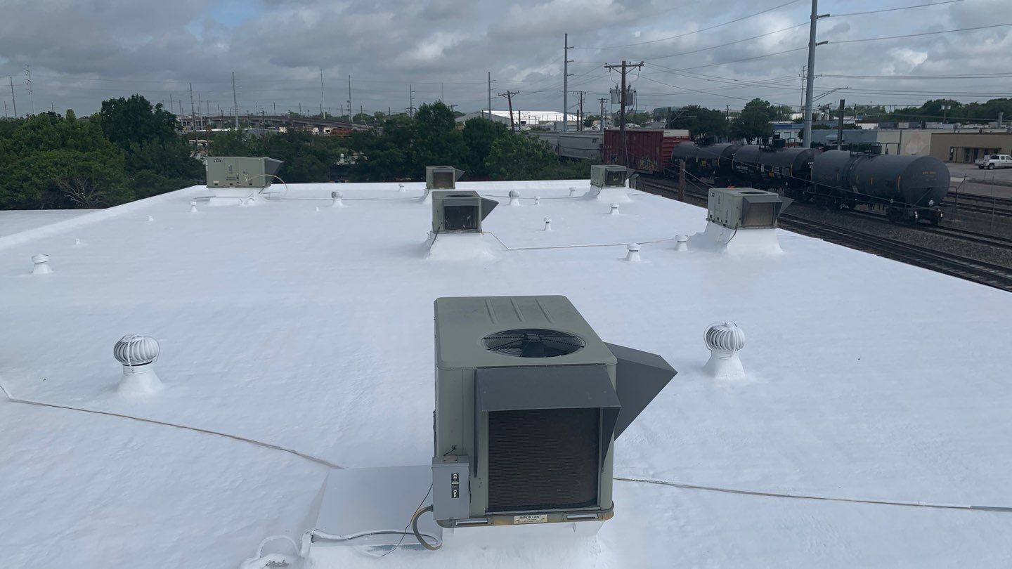 Foam & Metal Roof Restoration – Thermo Sensors (Garland, TX) by All Star Roofing LLC