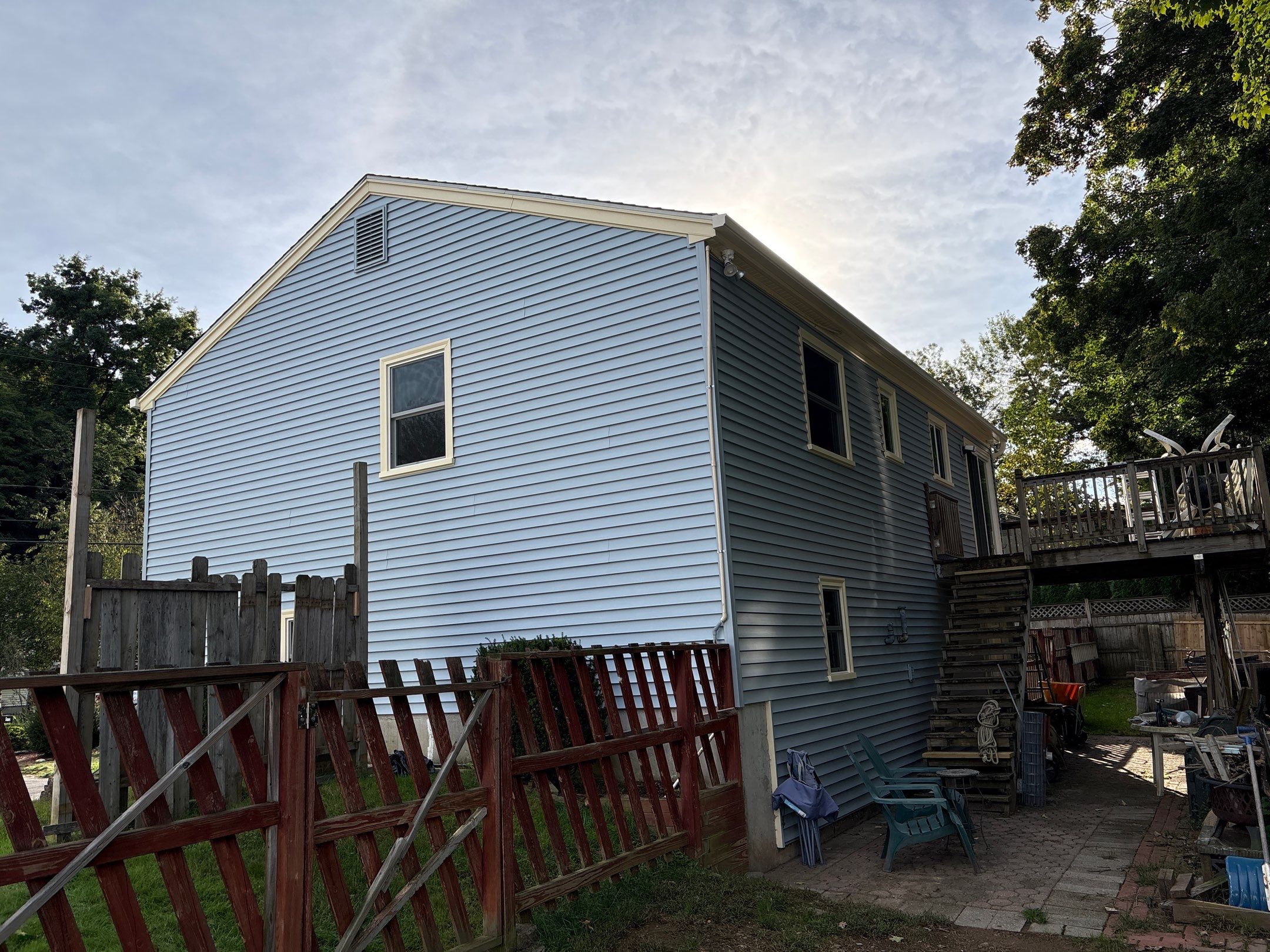 Siding using Cert. Monogram D/4 Clapboard, Oxford Blue by DiGiorgi Roofing and Siding Inc